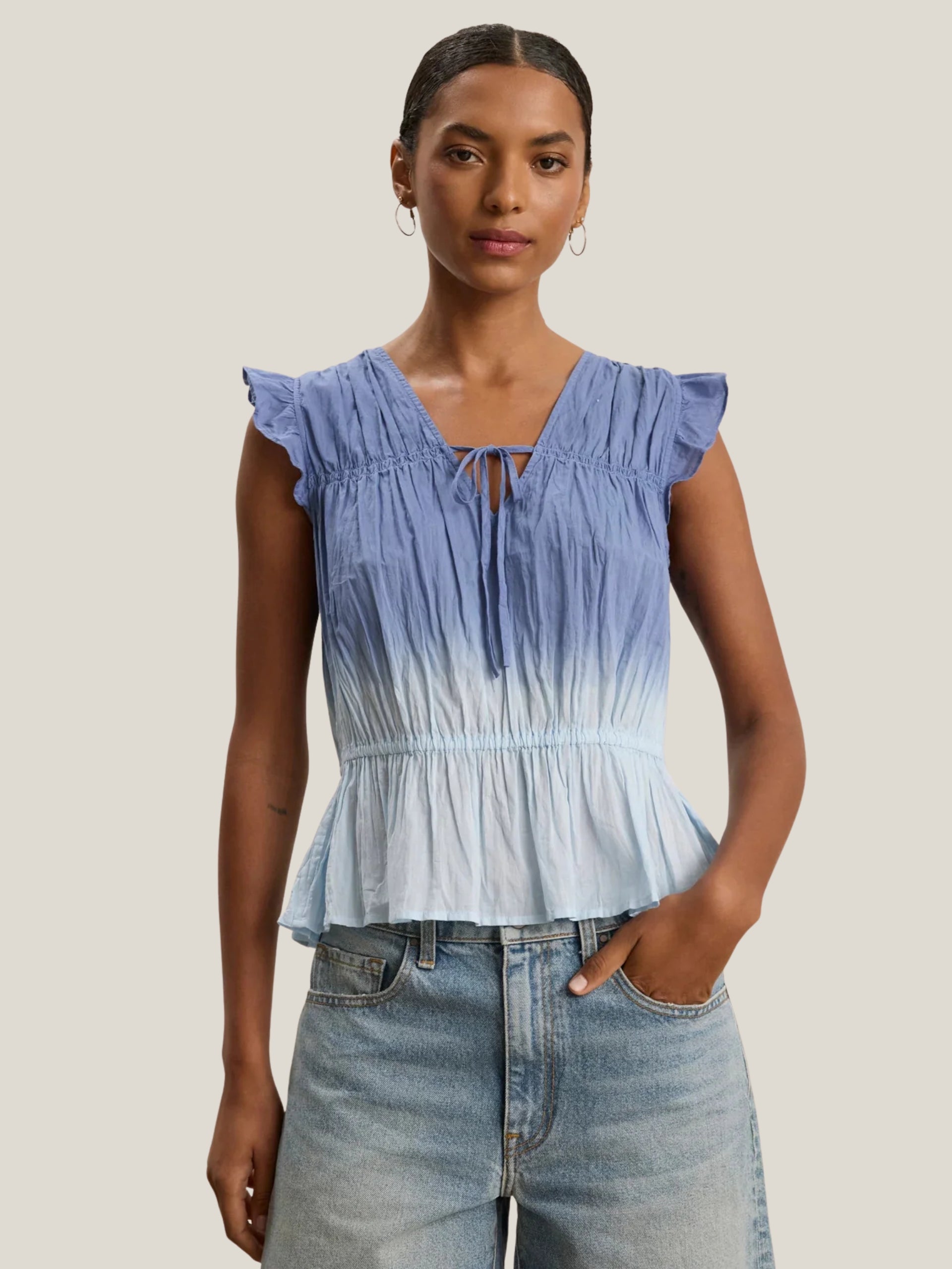 KAIA07c Velvet Kaia Blouse