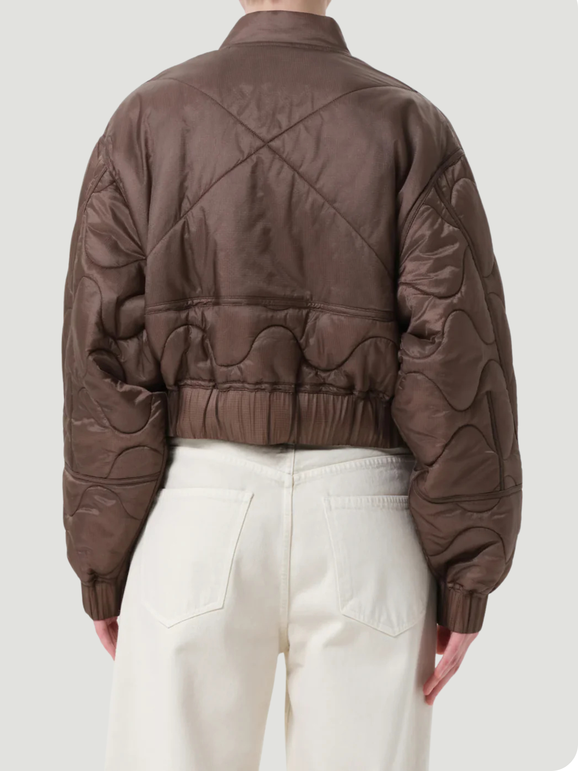 A5031c Agolde Iona Quilted Jacket