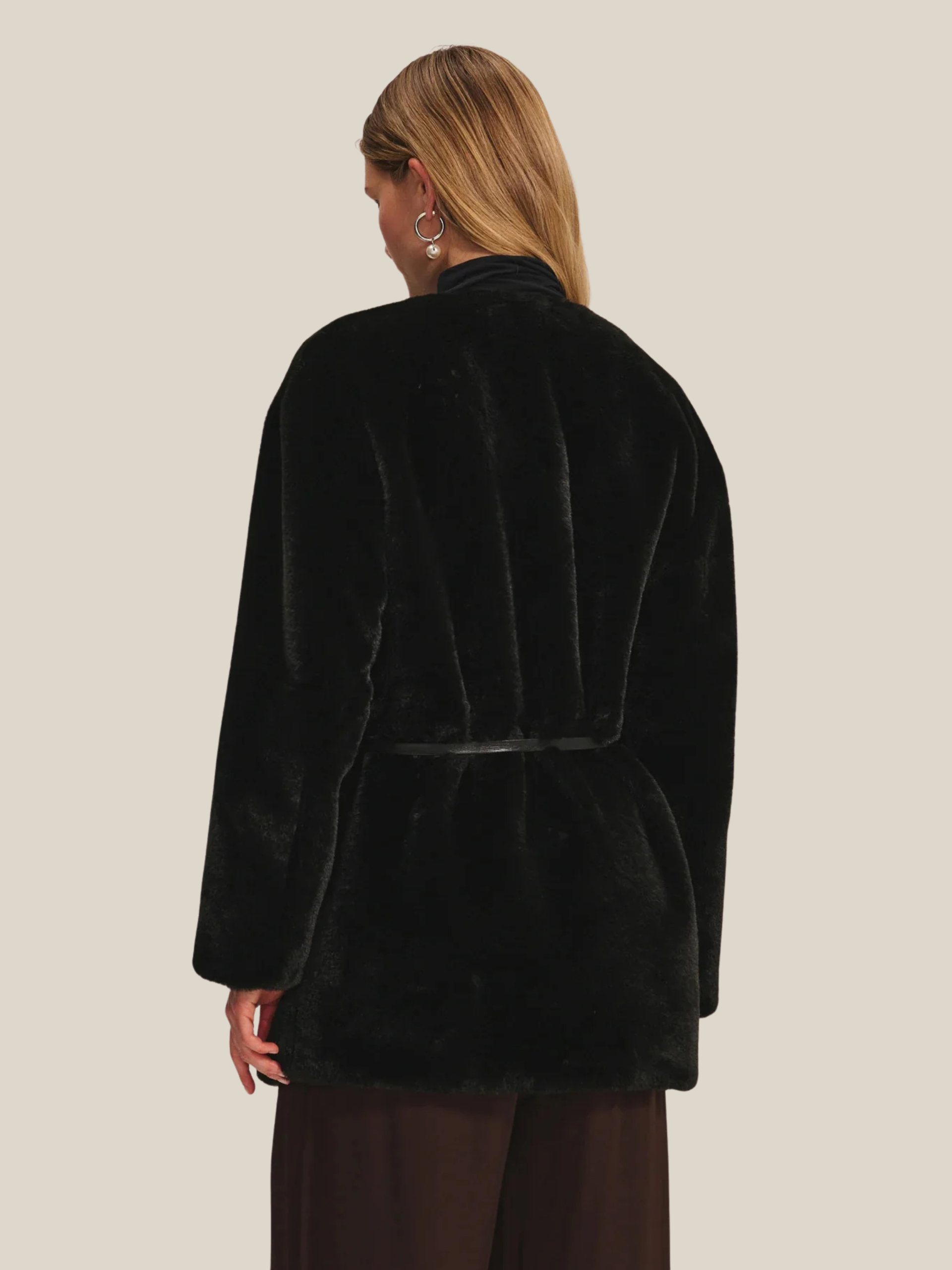 MARMONT07b VELVET Marmont luxe faux fur jacket