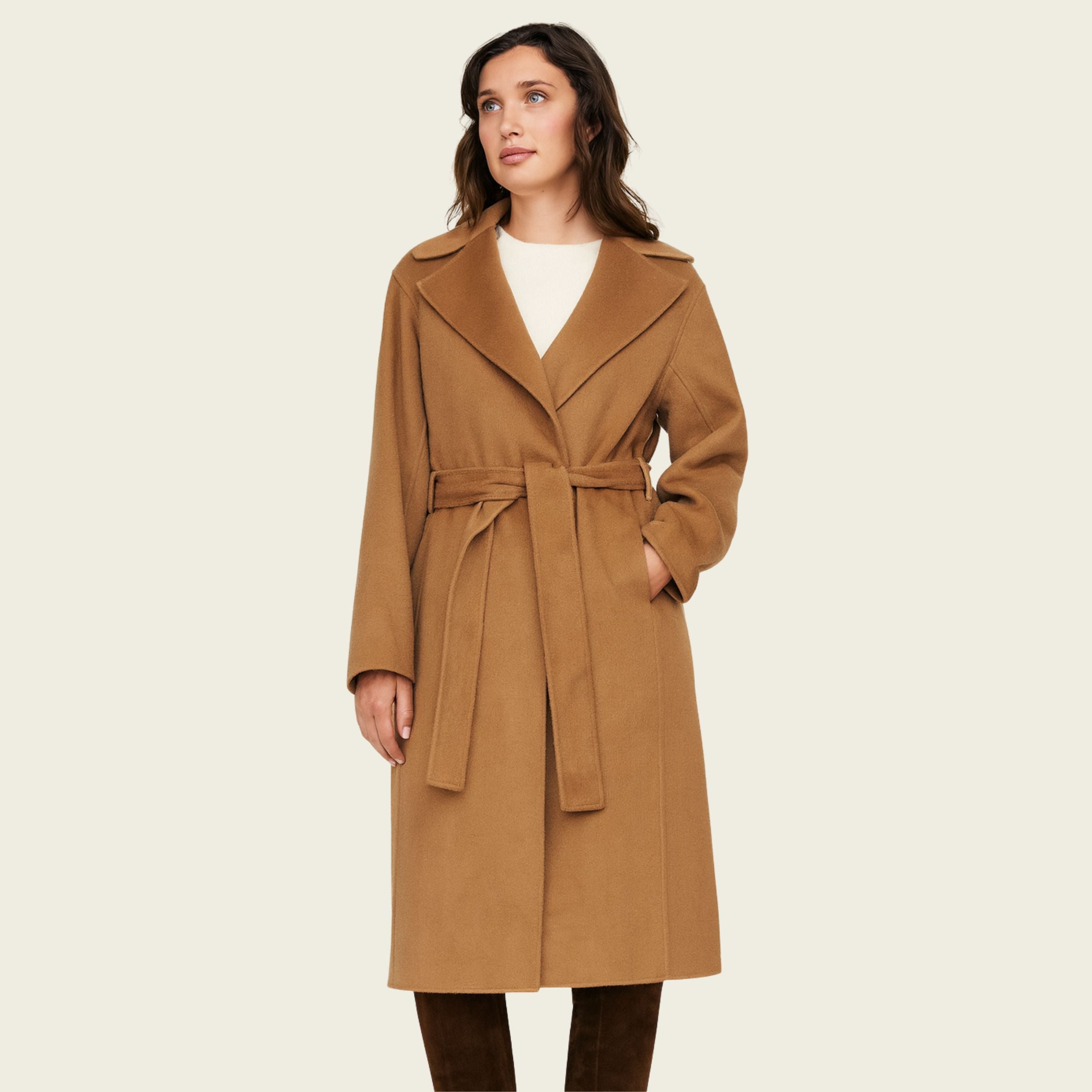 CT25W01 W.CASHMERE MARICA Robe Coat