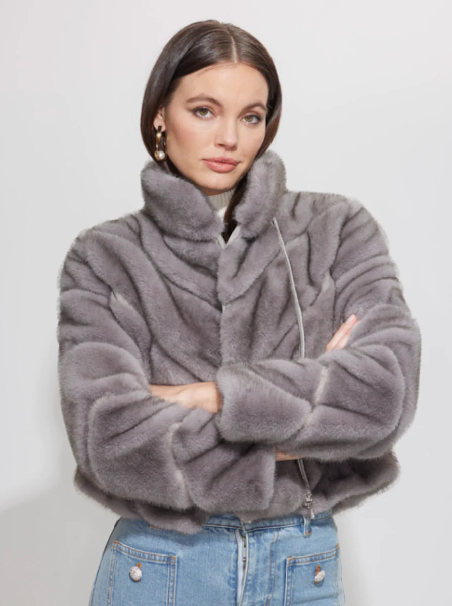 Generation love faux fur jacket hotsell