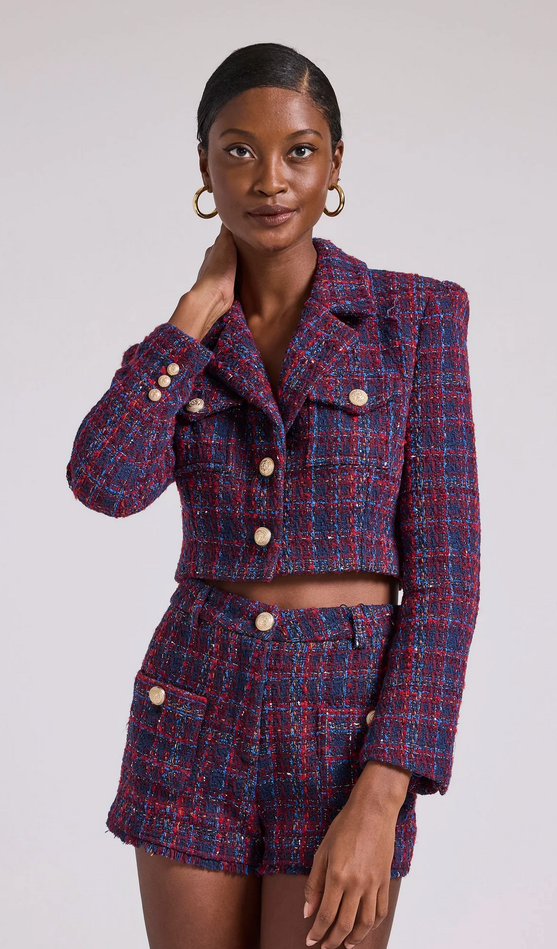 F23367nm Generation Love Norah Tweed Blazer