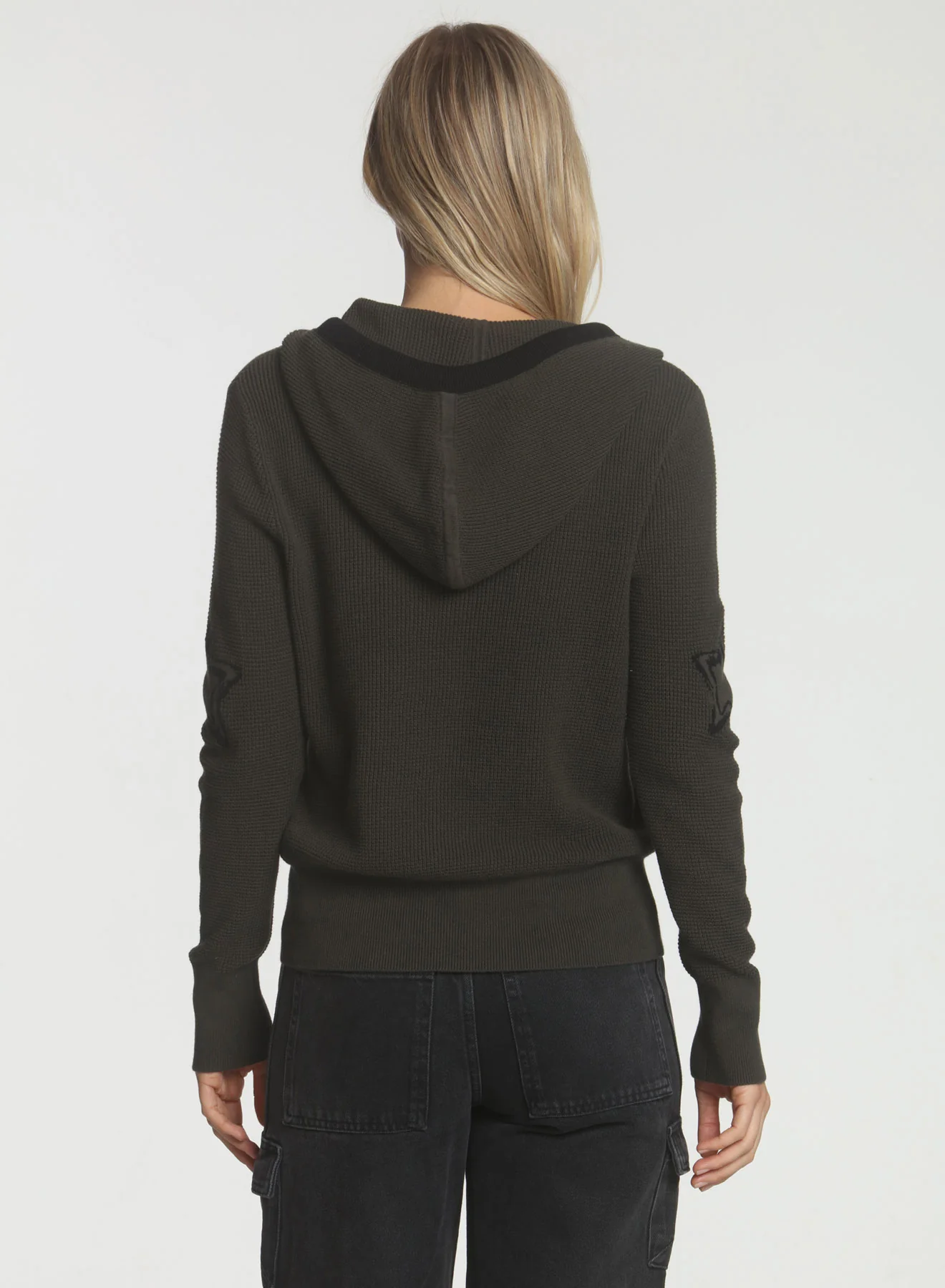 2914ab LABEL+thread Wanda Star Hoodie