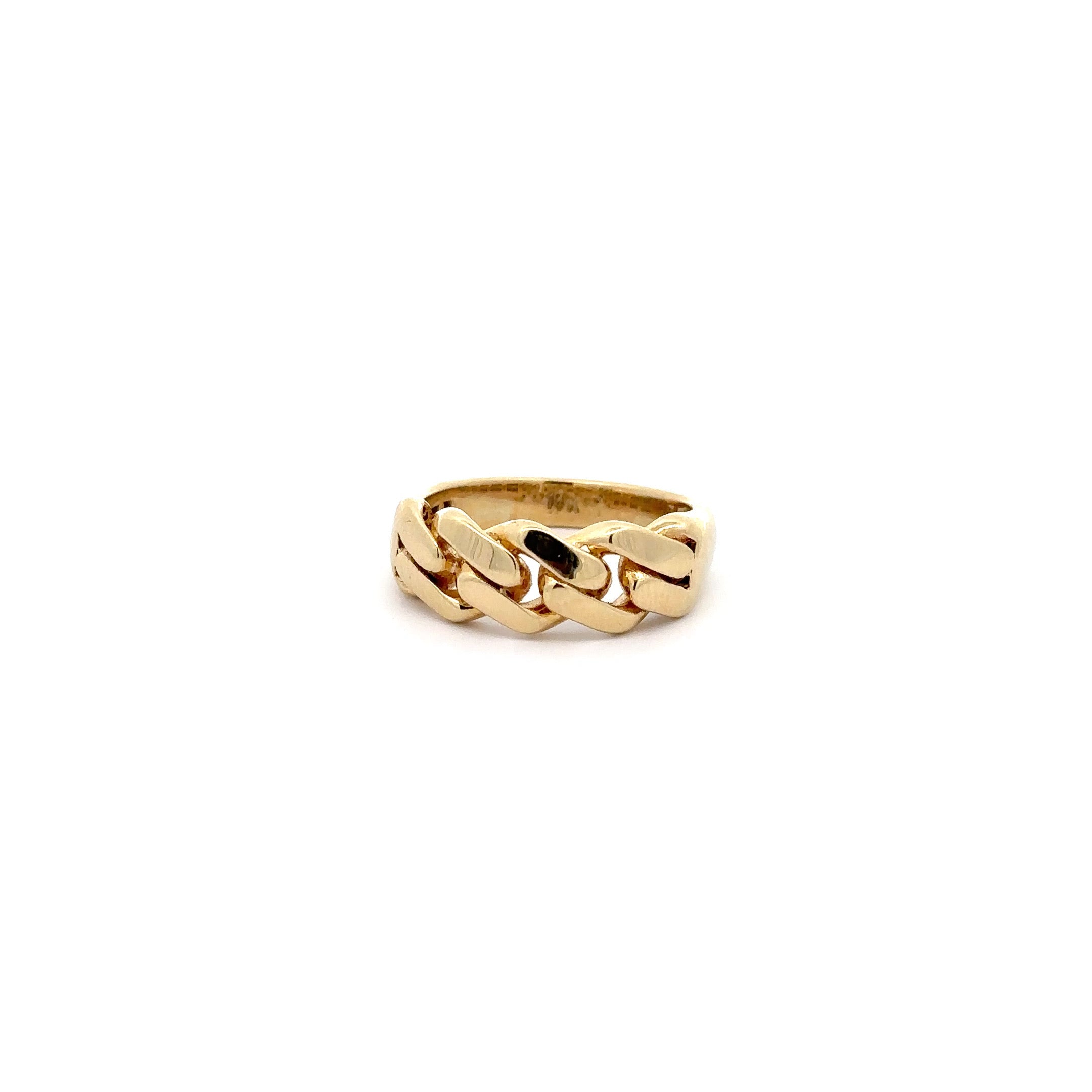 WD1186 14kt Gold Link Ring