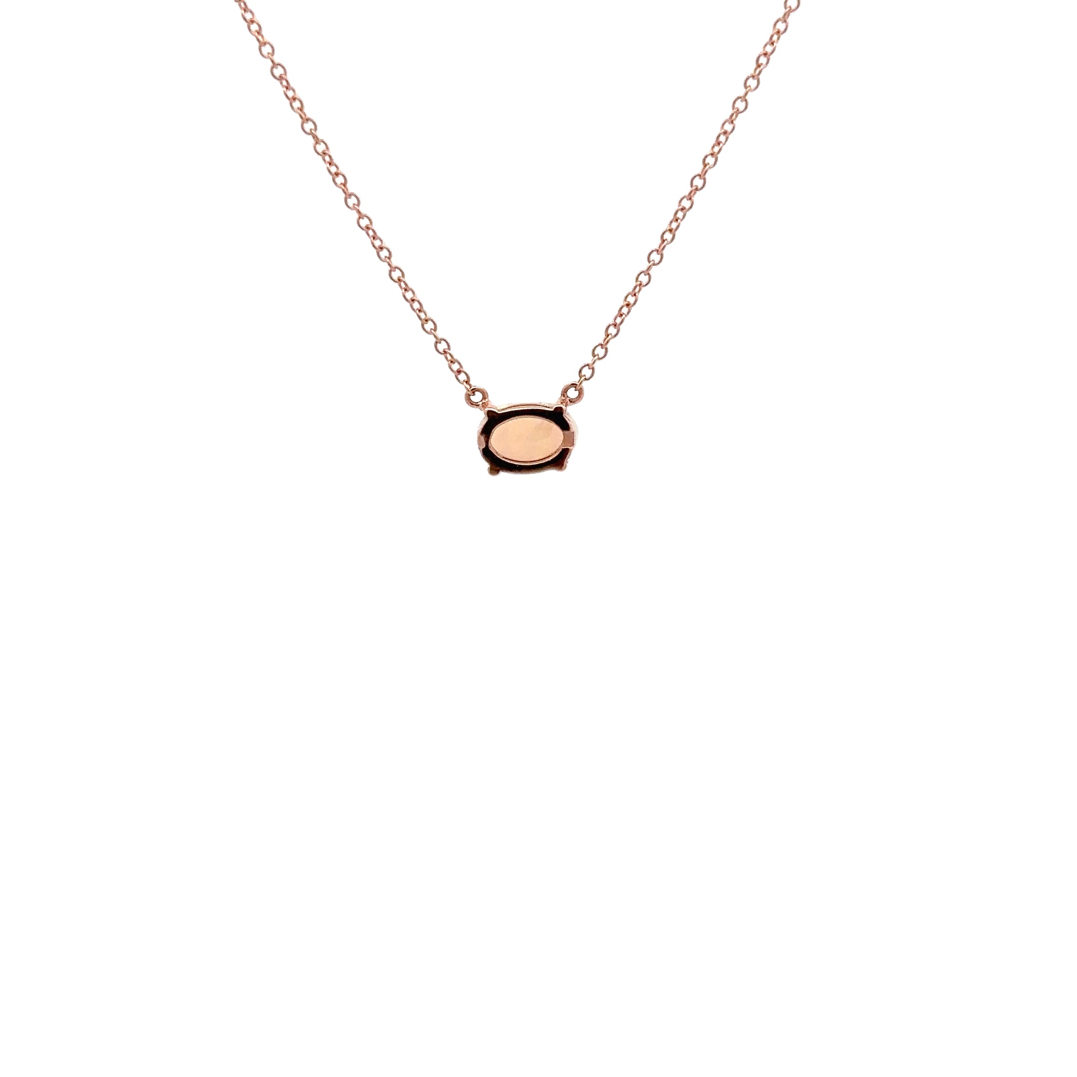WD1762 14kt Gold Opal Necklace