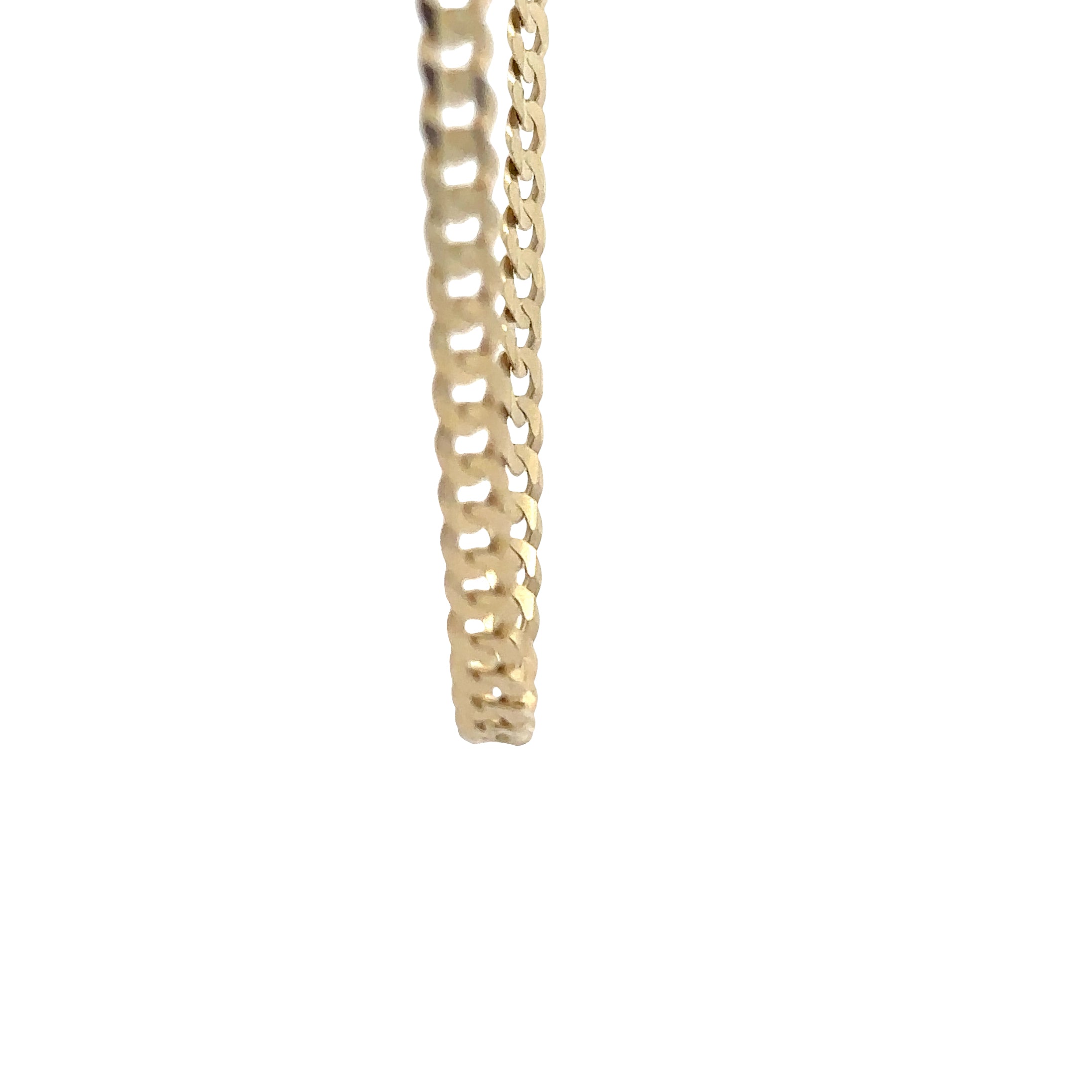 WD1859 14kt Gold 5mm Curb Link Chain