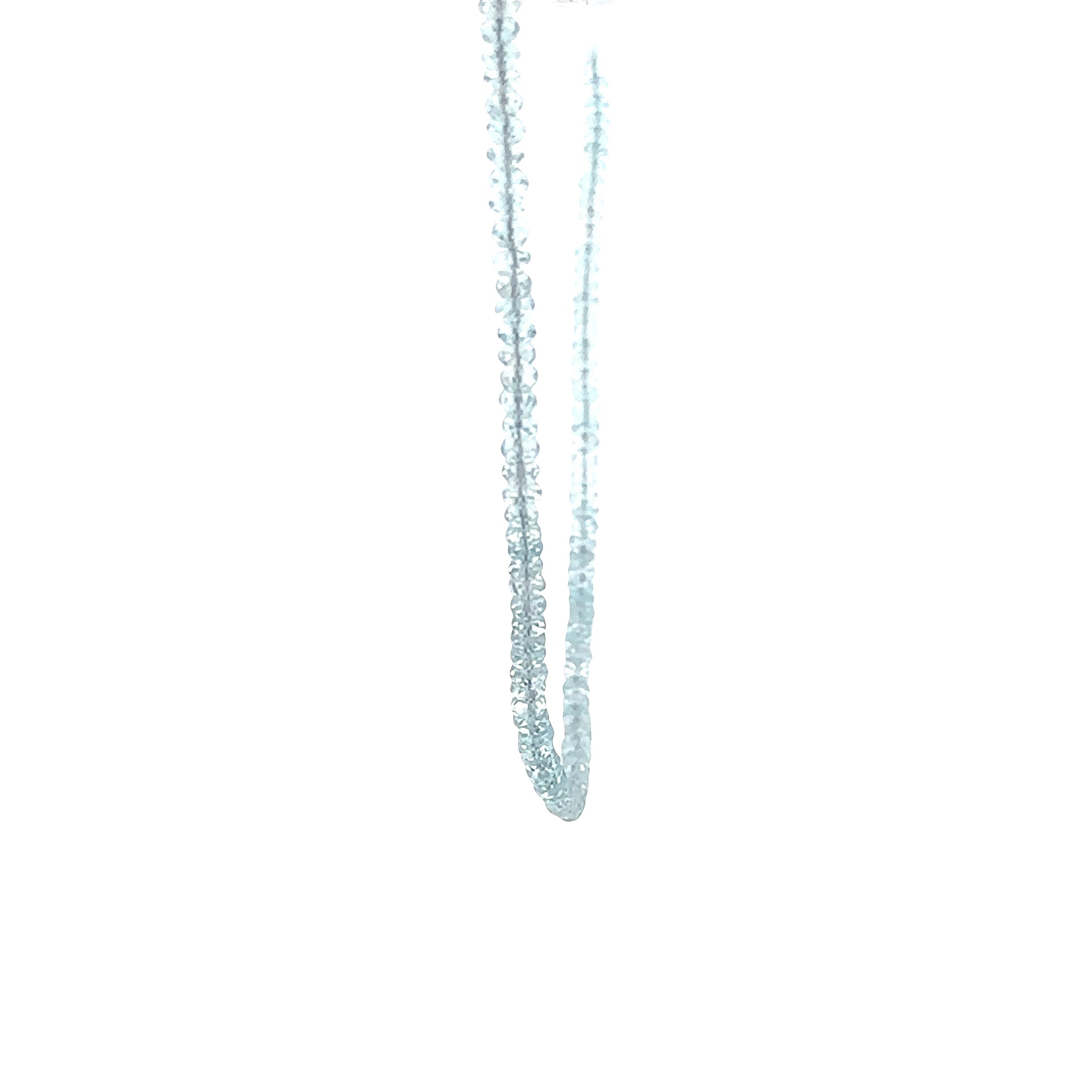 WD1926 Faceted Blue Topaz Necklace — 14K Yellow Gold