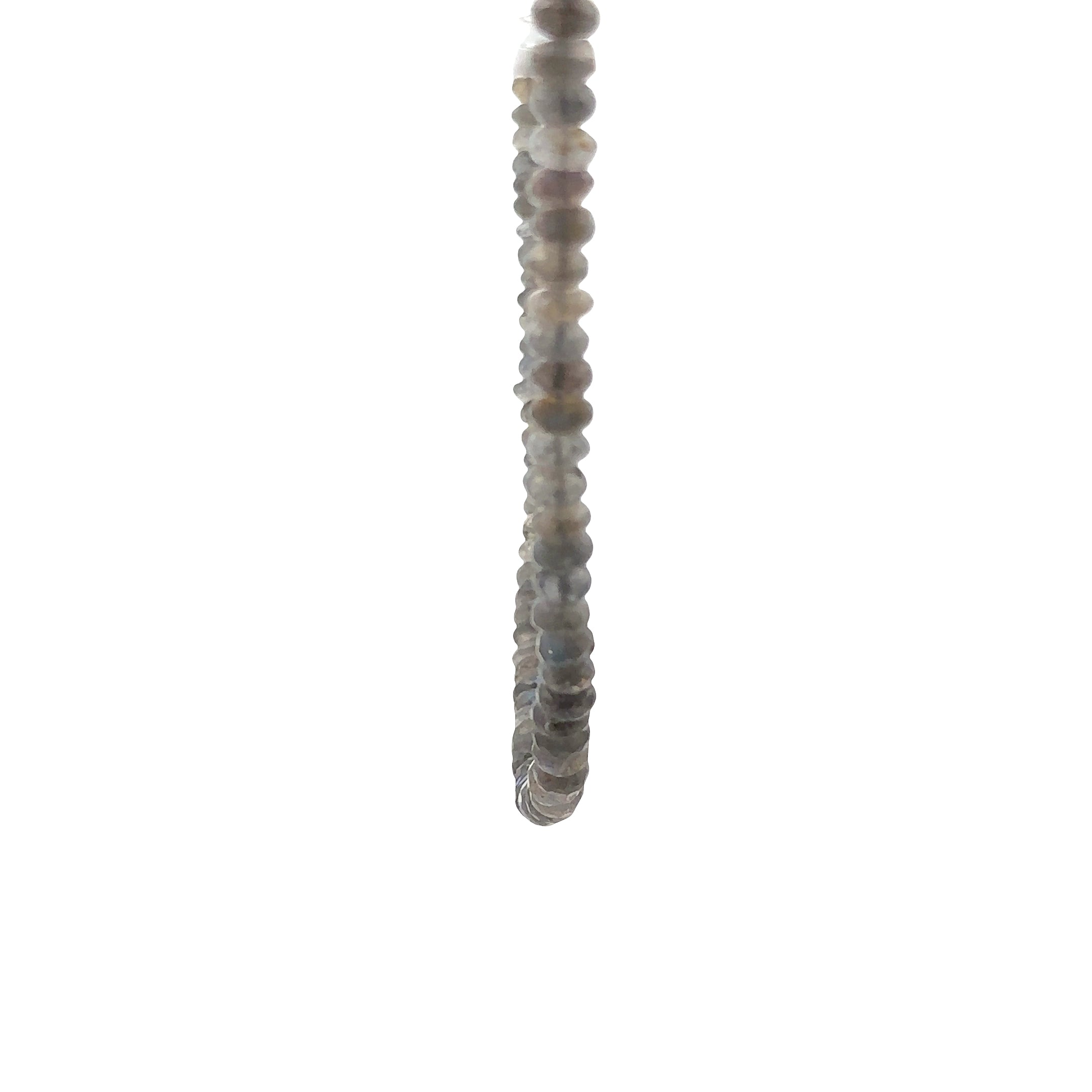 WD1930 Faceted Labradorite Necklace — 14K Yellow Gold
