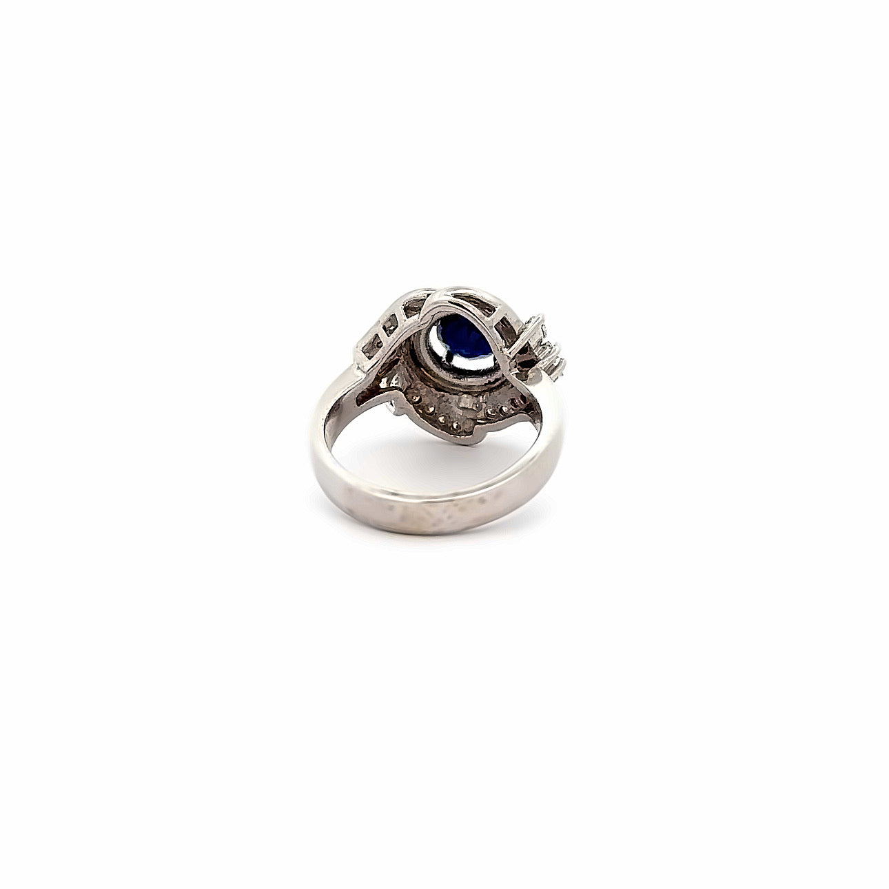 353888-110 14kt gold and sapphire Rose ring