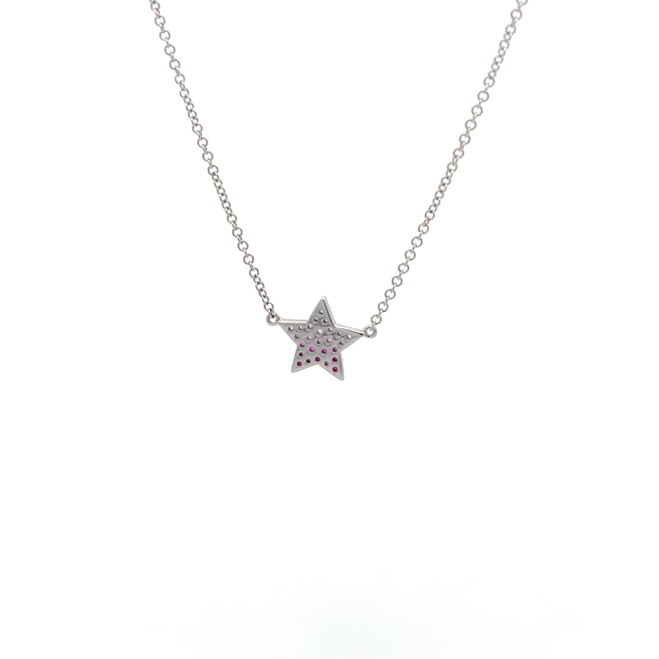 WD720 14kt Ombre Star necklace