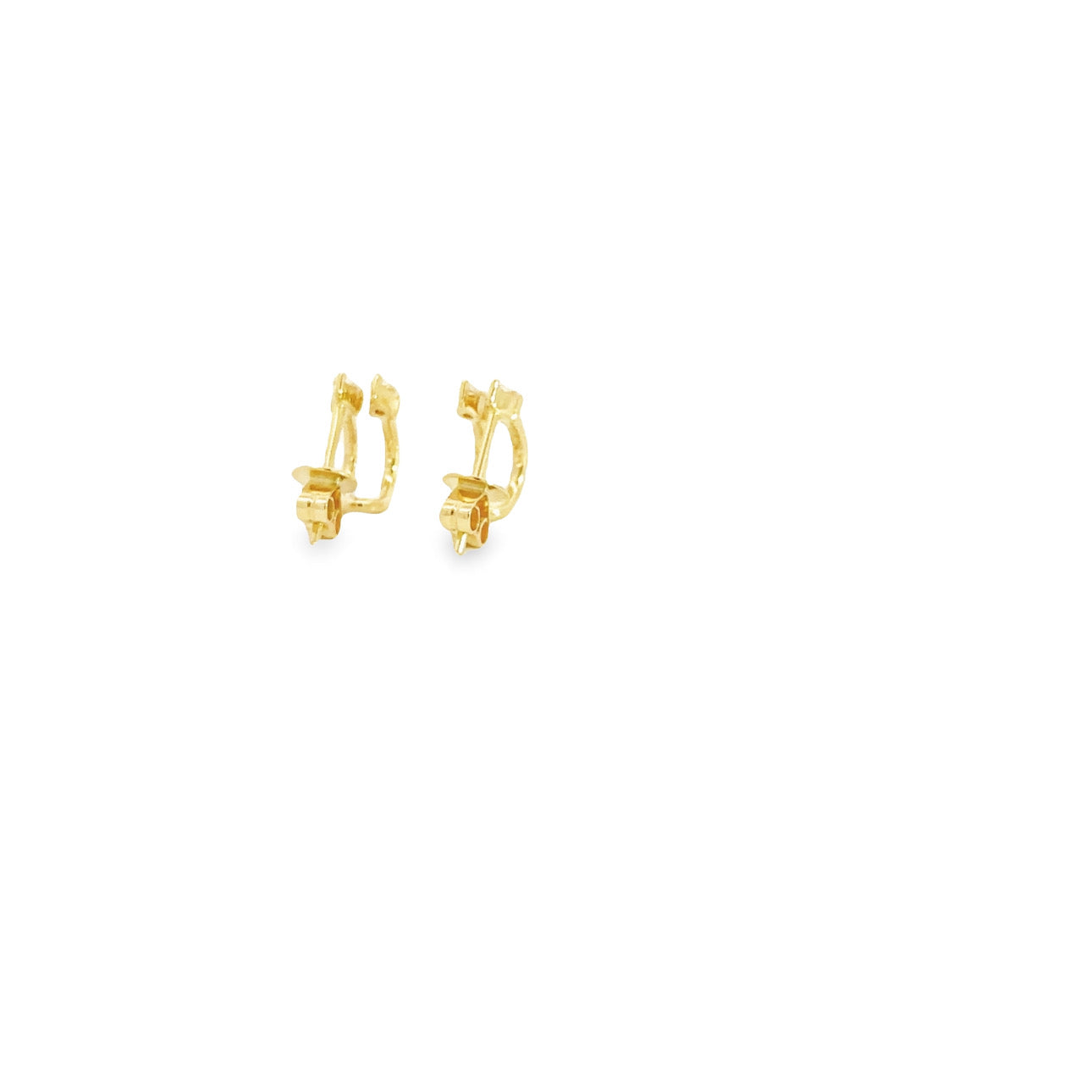 WD582 - Pear and Pave Cuff Huggie Earring