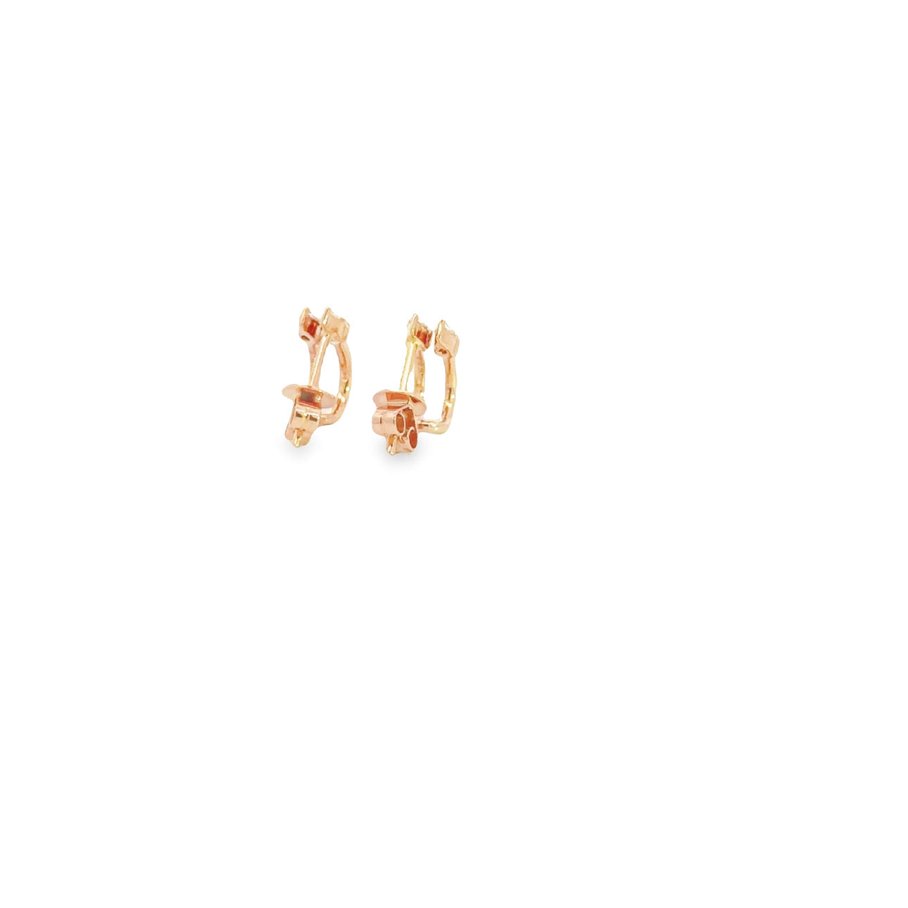 WD582 - Pear and Pave Cuff Huggie Earring
