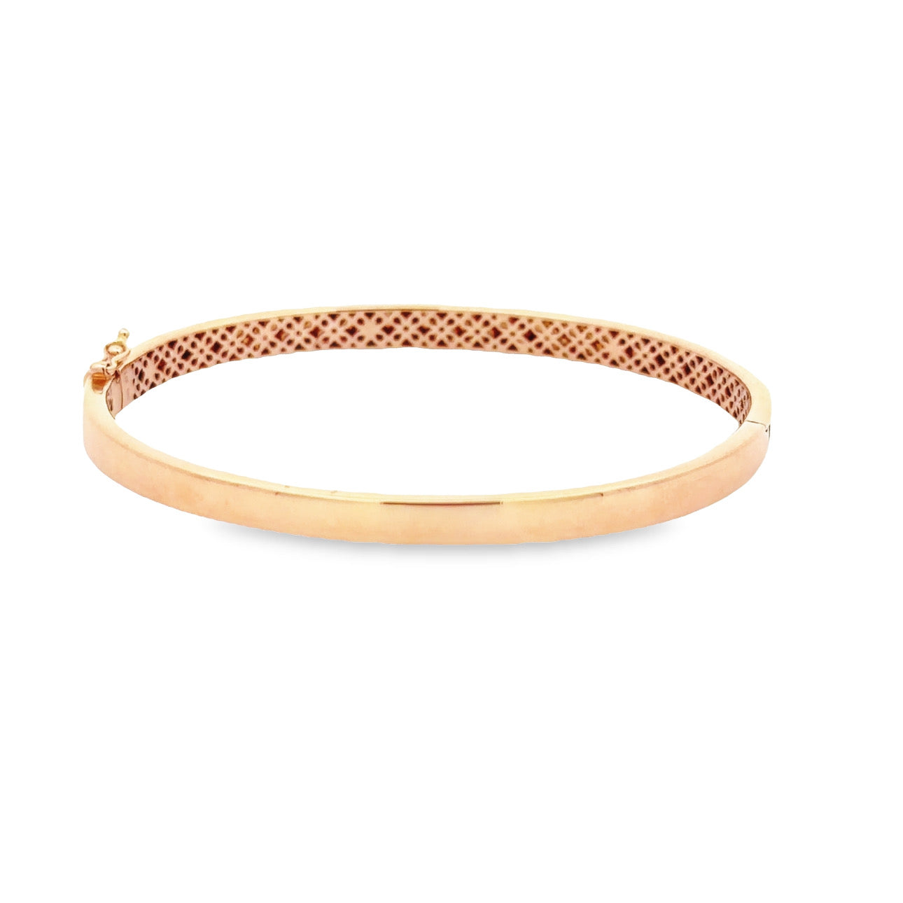 WD1260 Multi Line Pave Diamond Open Bangle Bracelet