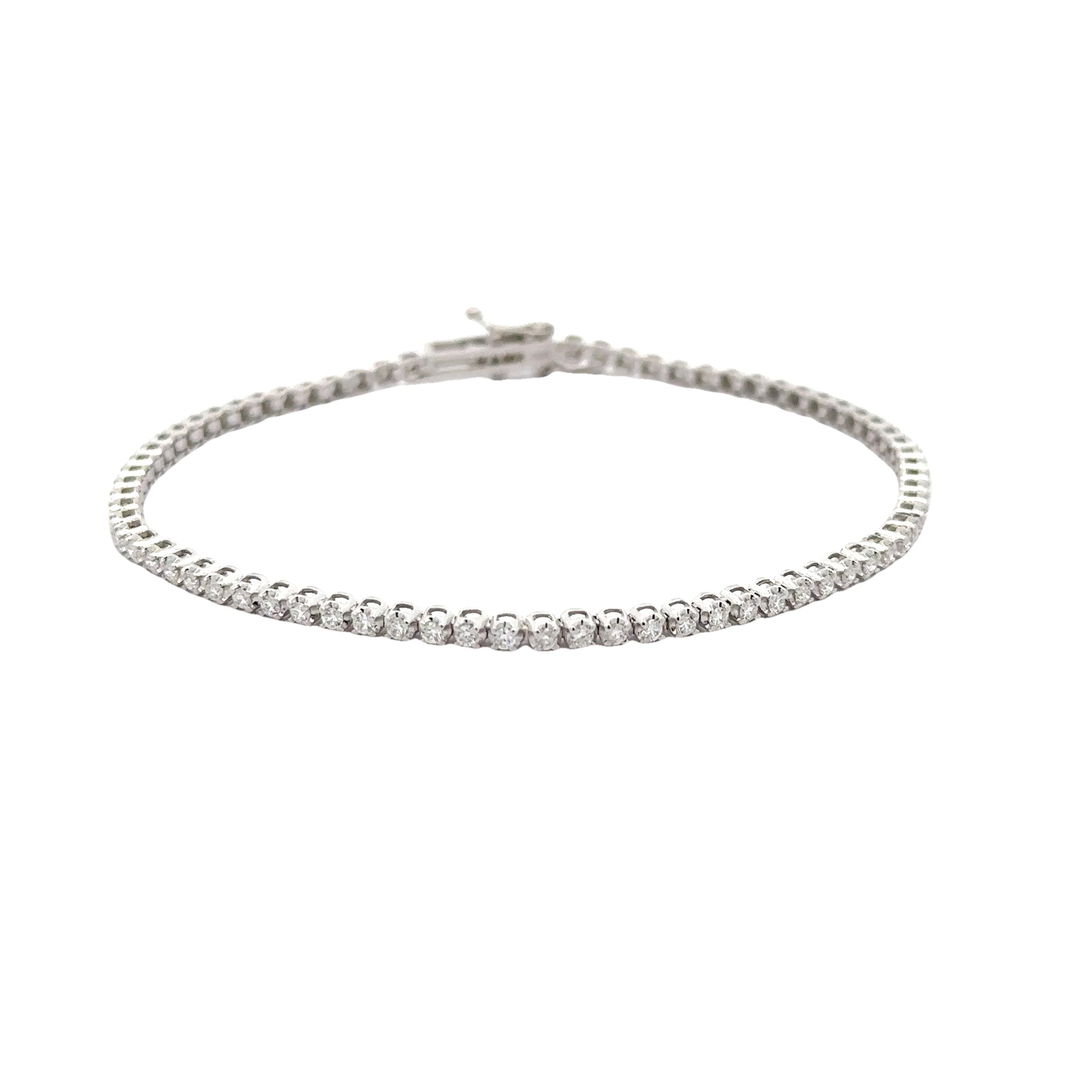 WD1283 14kt Gold Diamond Bracelet