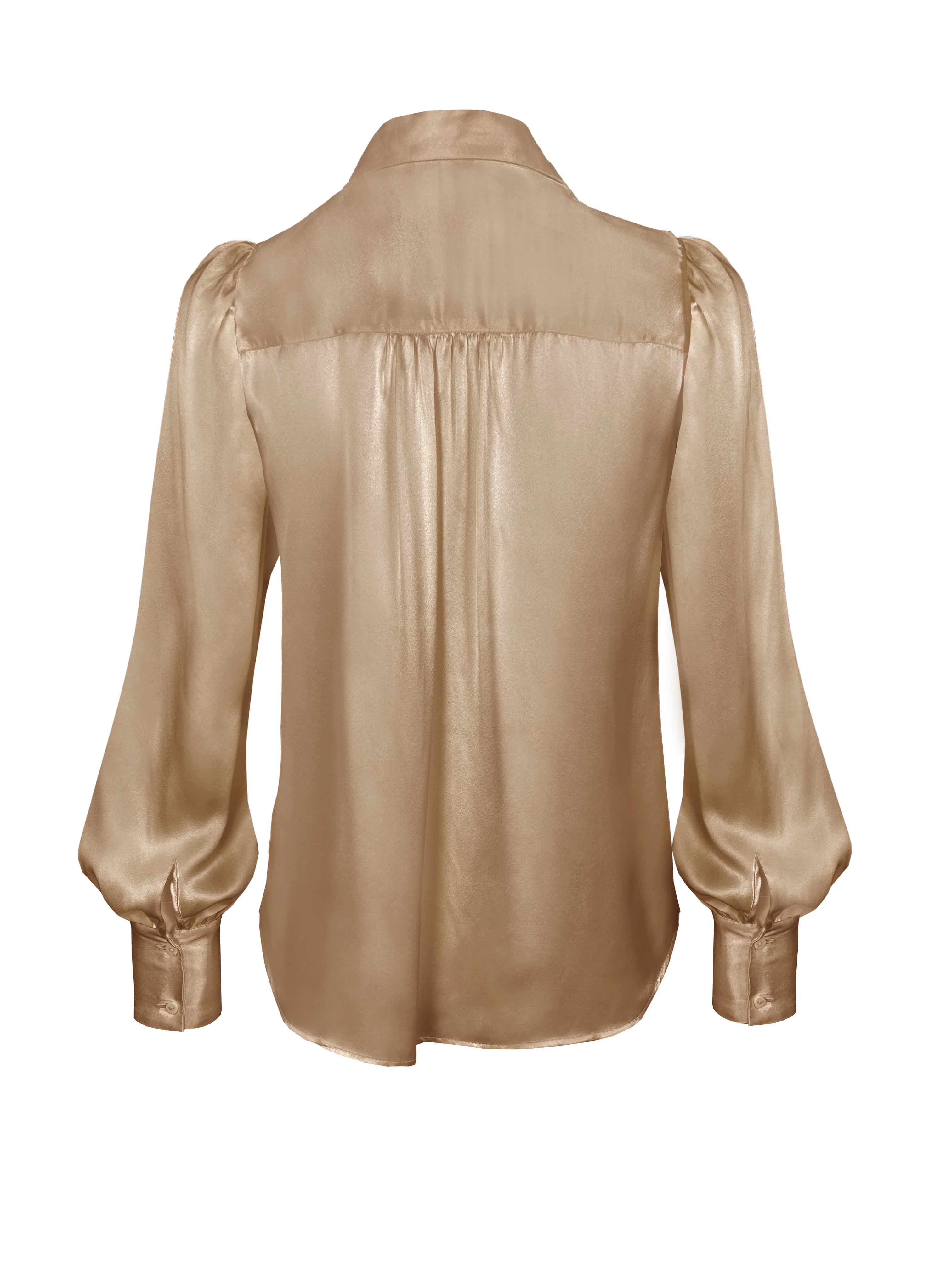 GH4986ds Gold Hawk Romantic Silk Shirt