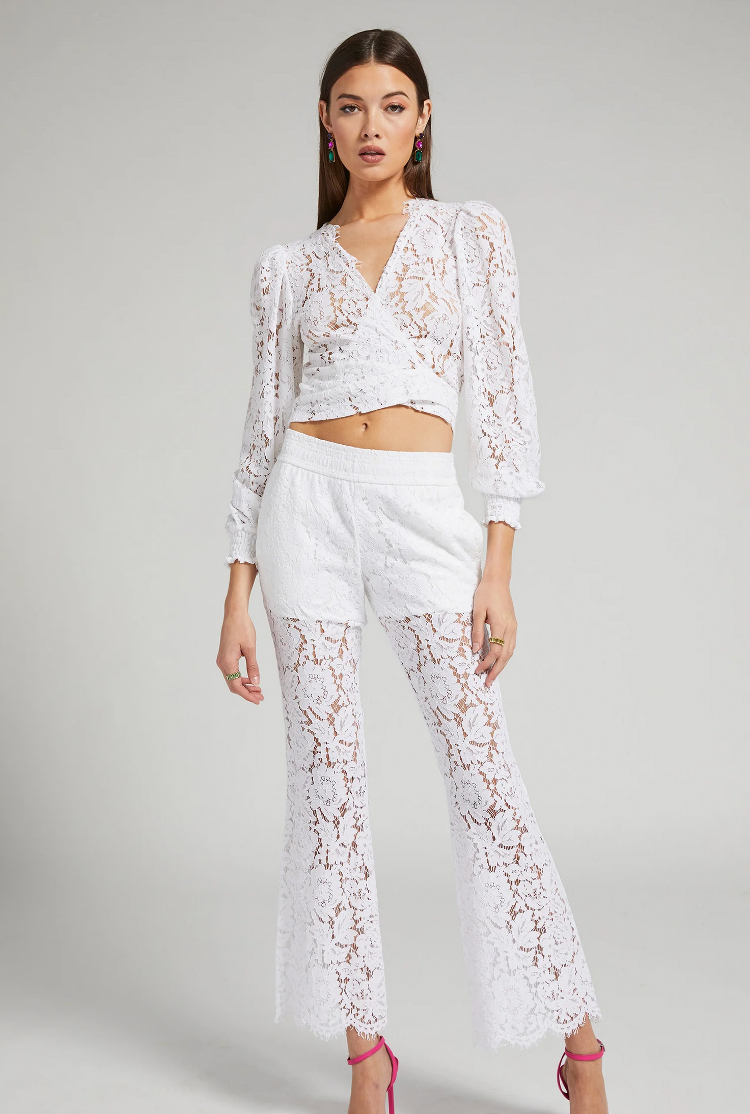 SU23225-1w Generation Love Marilyn Lace Blouse