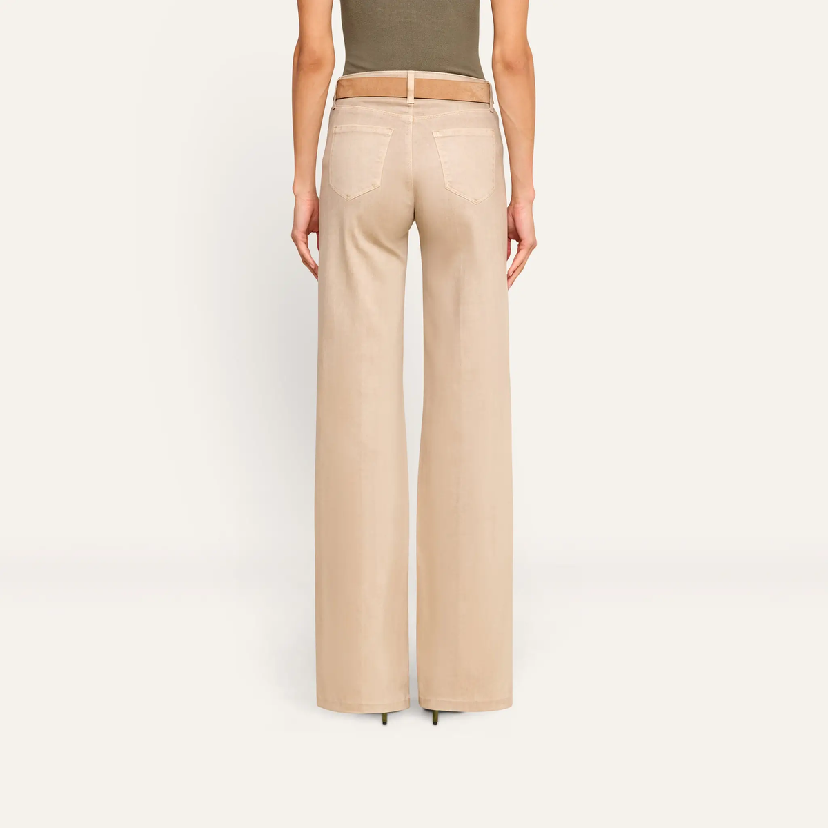 2859pddcb L'AGENCE The Scottie HR Wide Leg