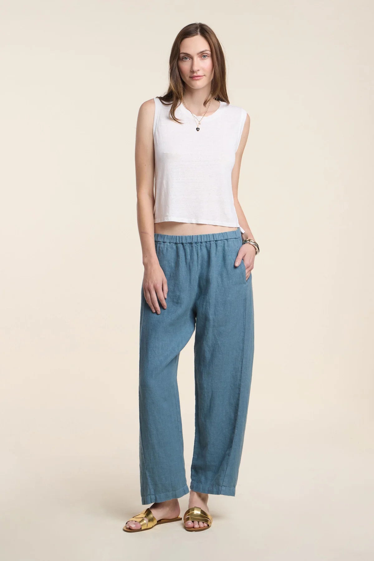 Celine07 Velvet by graham & Spencer The Celine Linen pant