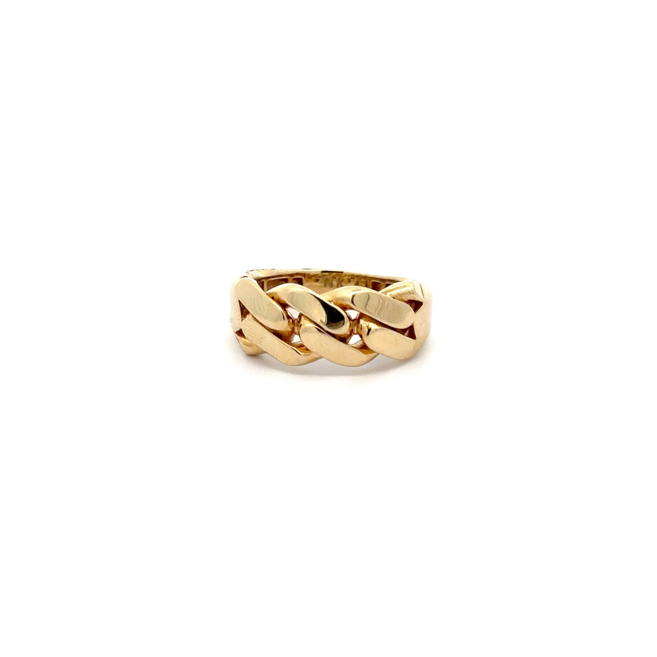 WD1185 14Kt Gold Link Ring