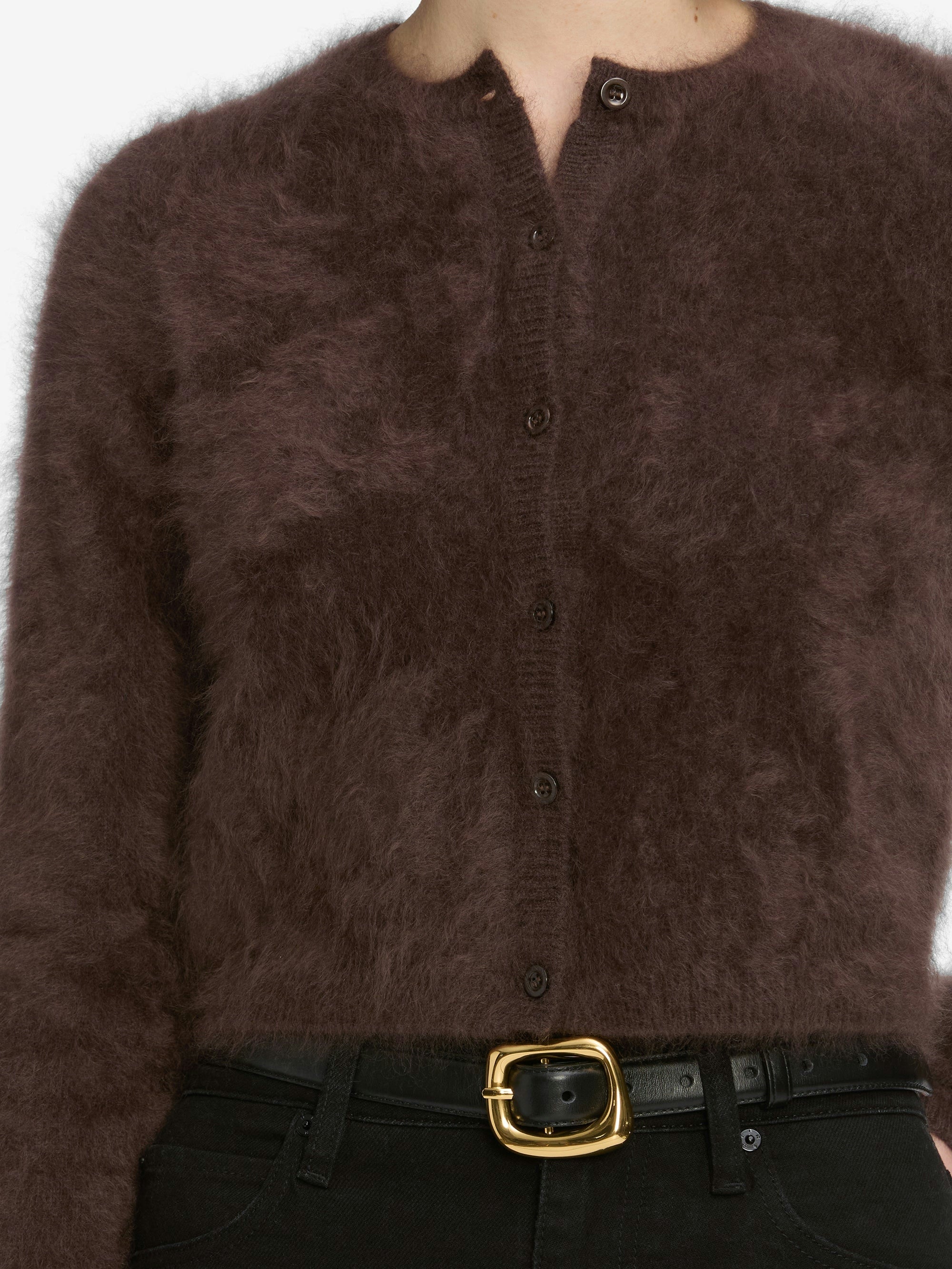 WF25KSW046c FRAME The Teddy Cardigan