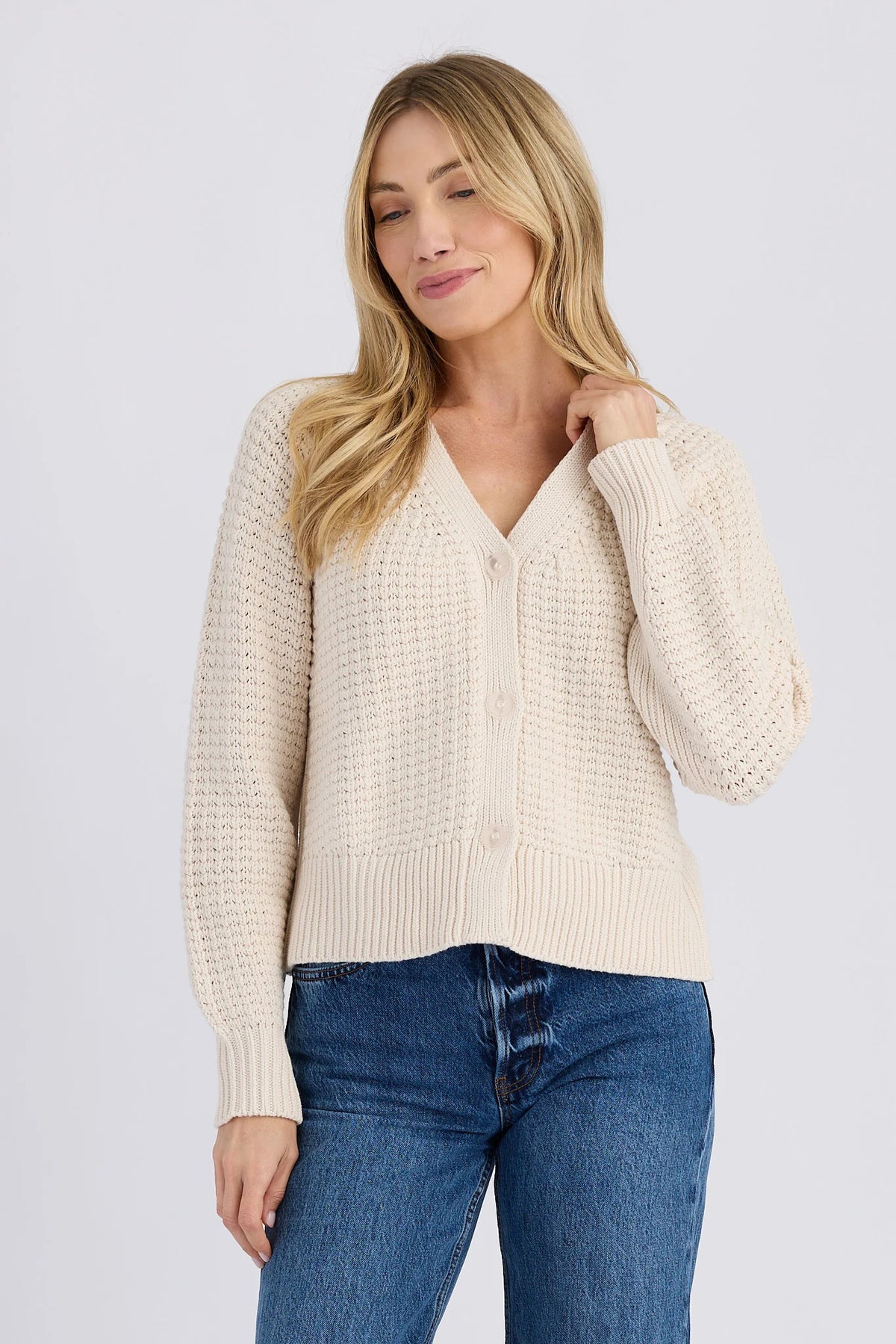 ssFA26-49g Stitches + Stripes The Gian Cardigan