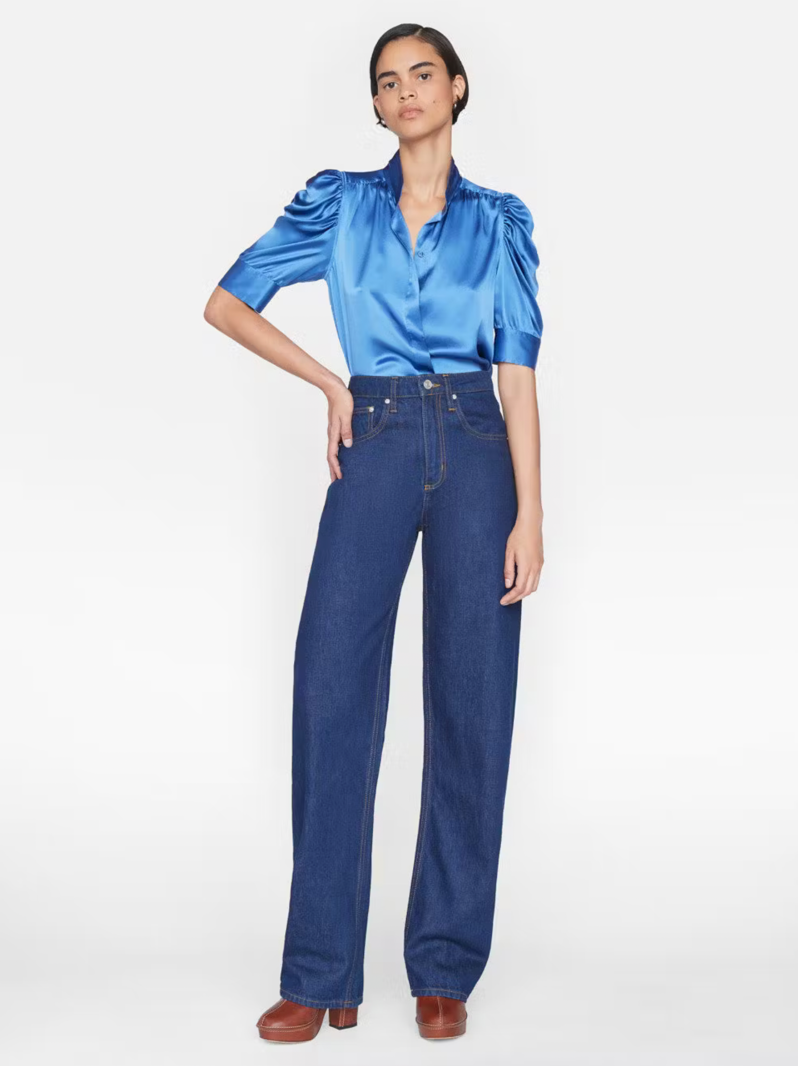 LWSH2645sb FRAME Gillian Top