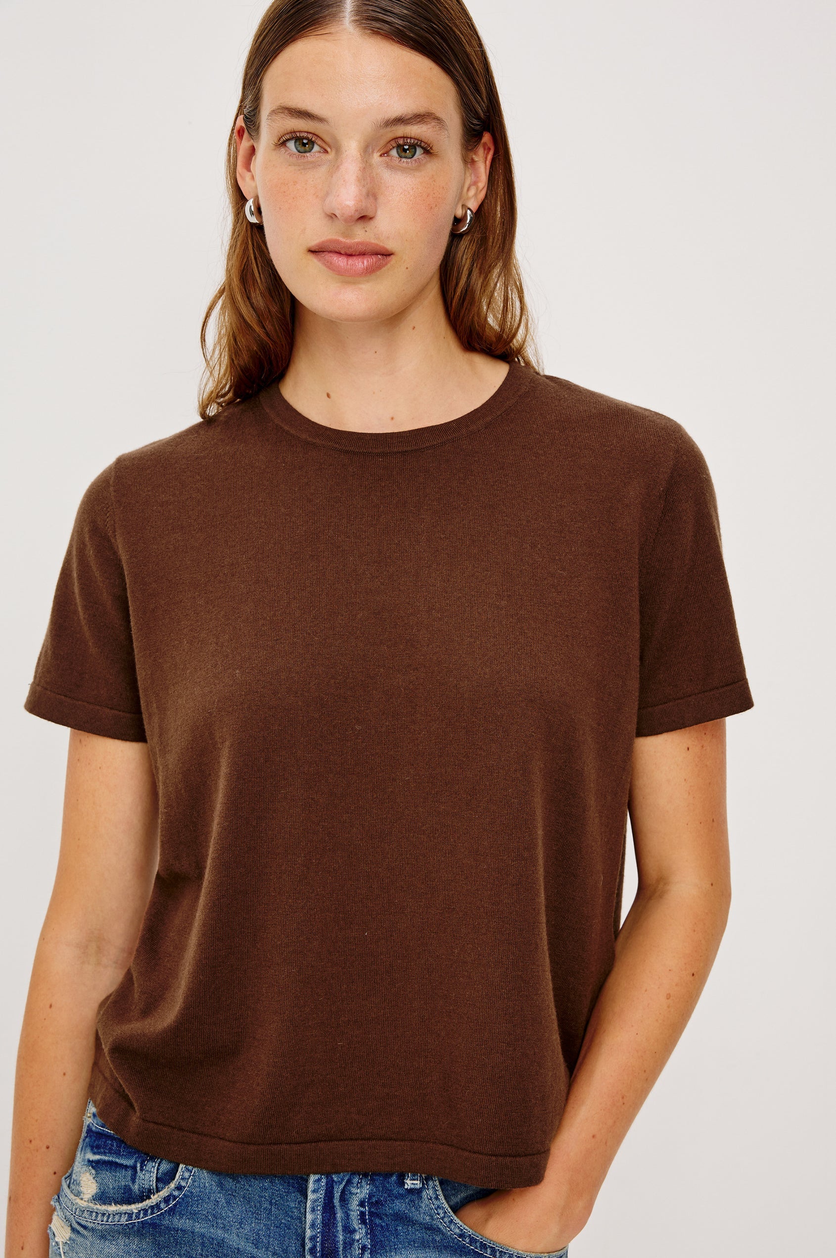 883C-384C-57535753e Rails Cotton Cashmere Short Sleeve Tee