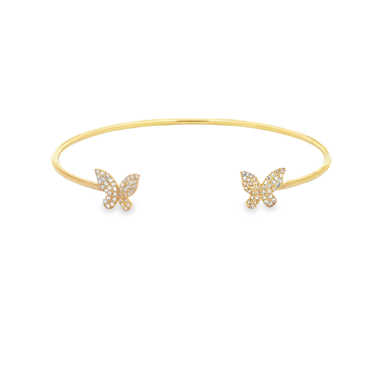 WD1287 Butterfly Open Cuff Bracelet