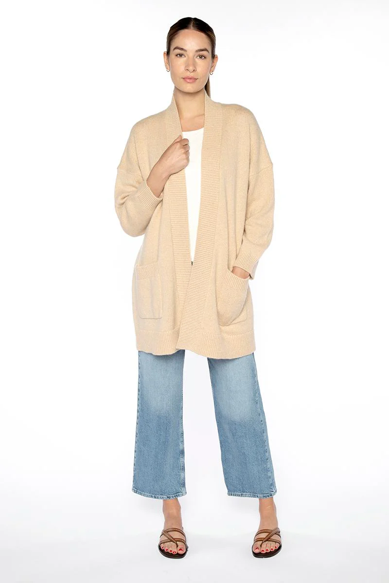 LRSN5-137b Kinross Lurex Easy Cardigan