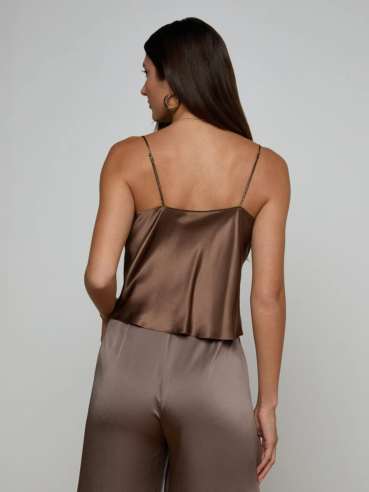 40657CLWc L'AGENCE CALISTA COWL NECK CAMI