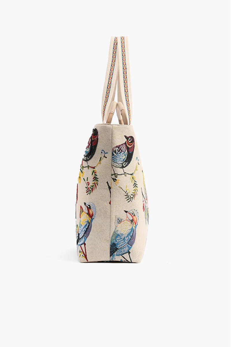 America & Beyond Birds in Paradise Tote