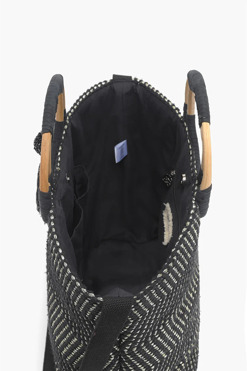 America & Beyond Midnight Lurex Tote