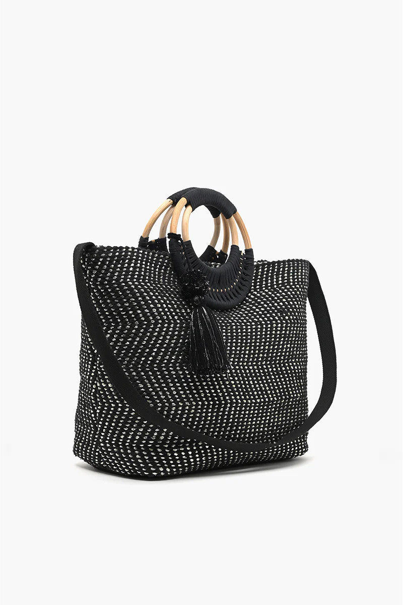 America & Beyond Midnight Lurex Tote