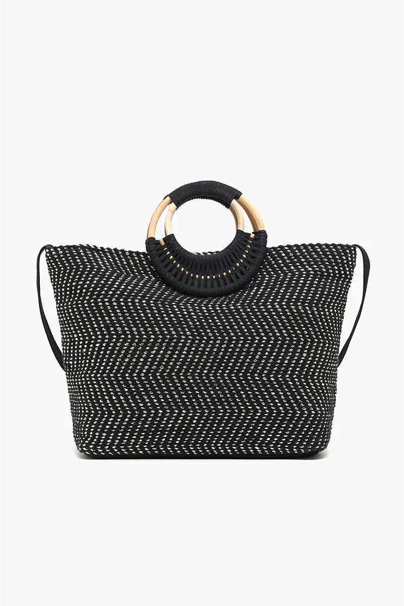America & Beyond Midnight Lurex Tote