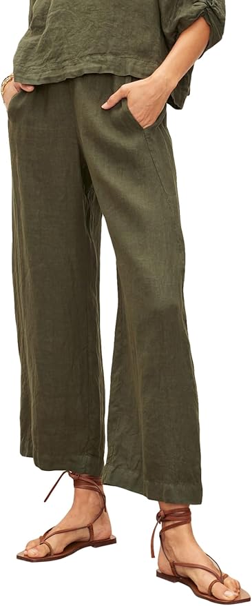 LOLA03e Velvet Lola Linen Pant