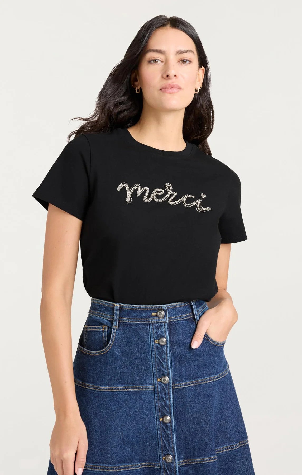 ZT111398918Zbsv Cinq a Sept Merci Chain Tee