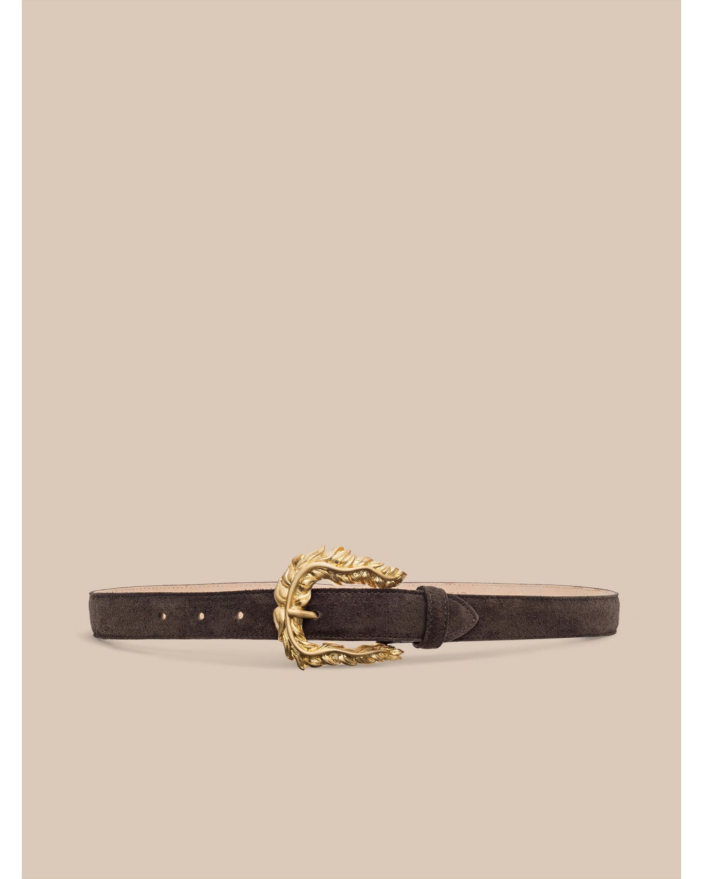 L4008cs L'AGENCE Sedaris Feathred Edge Belt