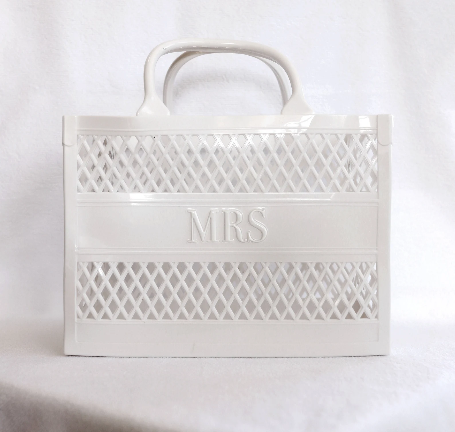 MRS - Embossed Jelly  Tote