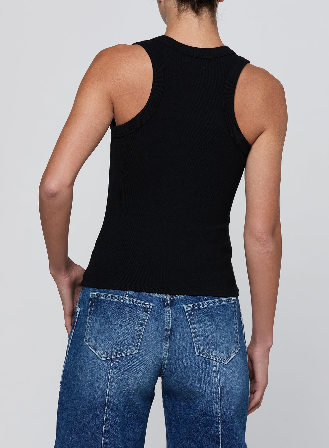 5879cmkbk L'AGENCE The Shania Racerback Tank