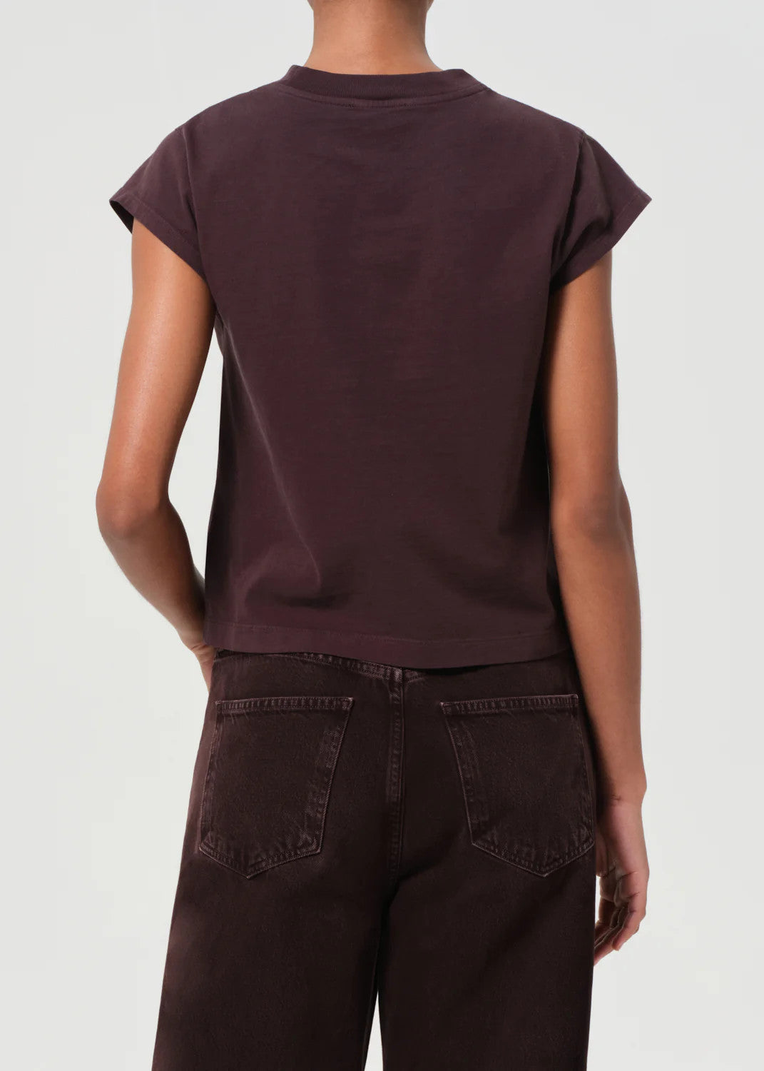 A7207-1521r AGOLDE Bryce Cap Sleeve Tee