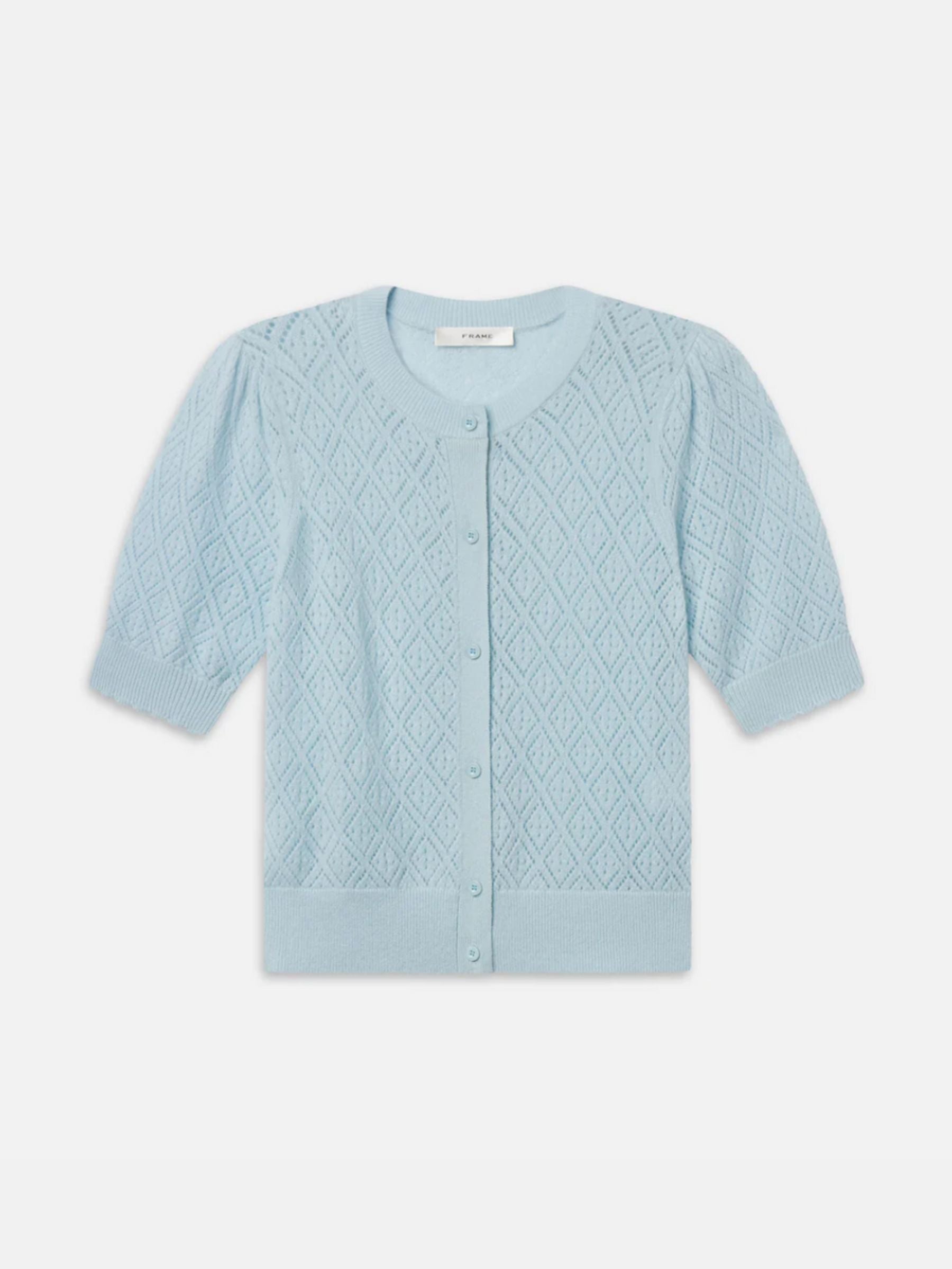 WS26KSW034 Frame the delicate cashmere s/s cardi