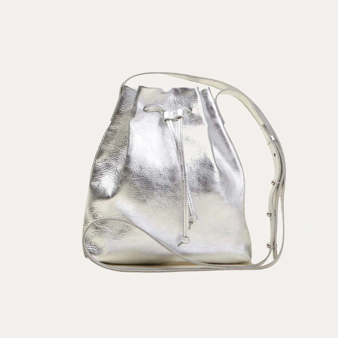 トートバッグ SILVER LEATHER SMALL TOTE BAG Marc Jacobs The Metallic Leather Small Tote Bag | Saks Fifth