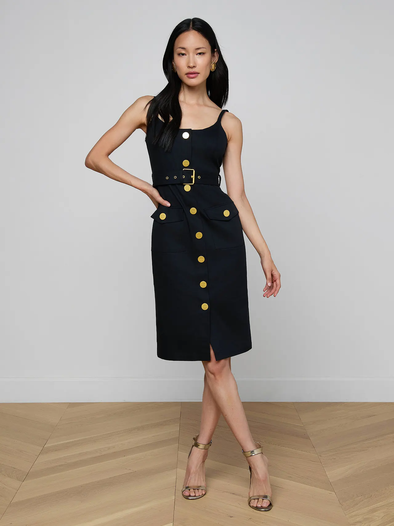 61638ctb2 L'Agence The Ida tank Dress