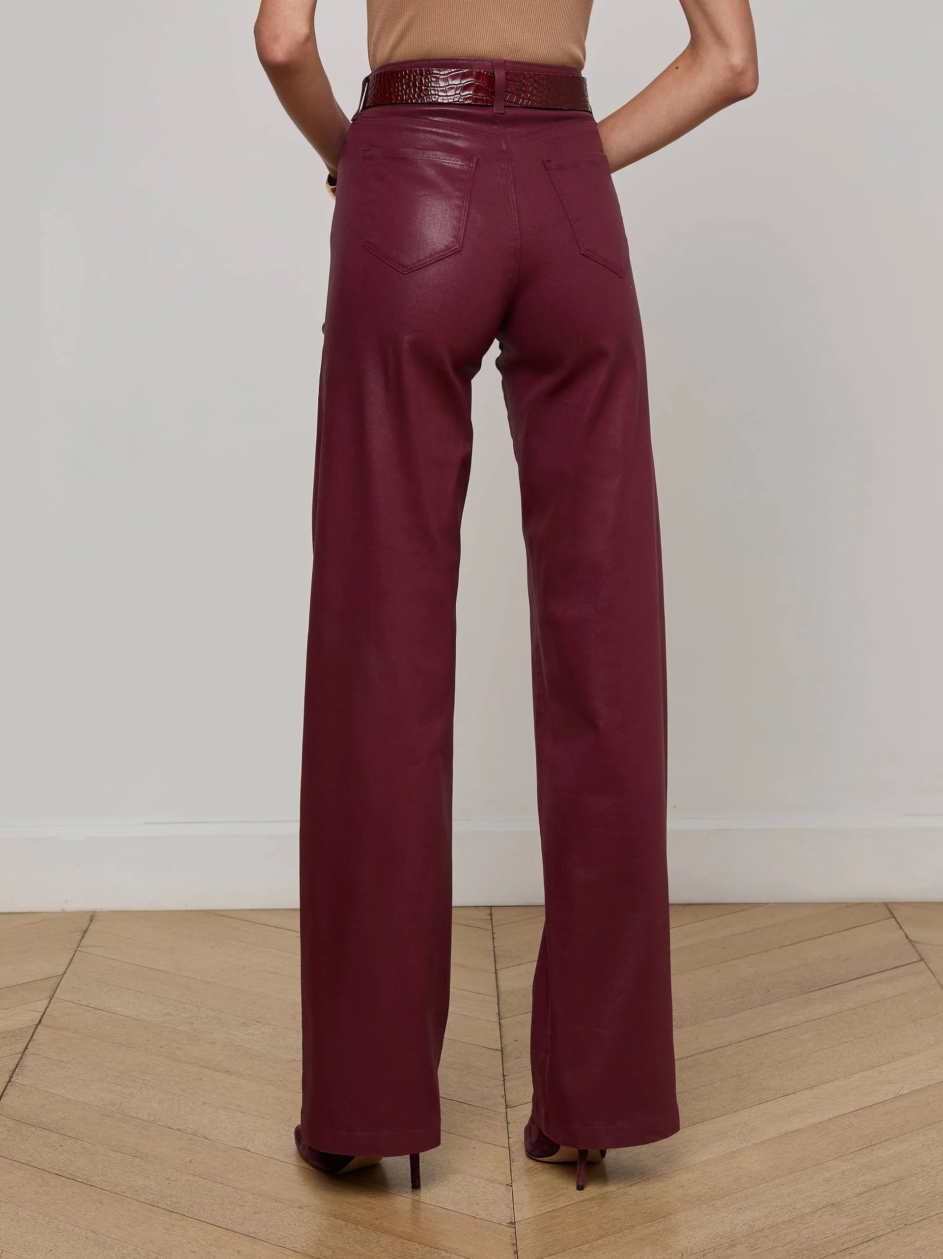 2790PDDCdpc L'AGENCE Clayton Coated High Rise