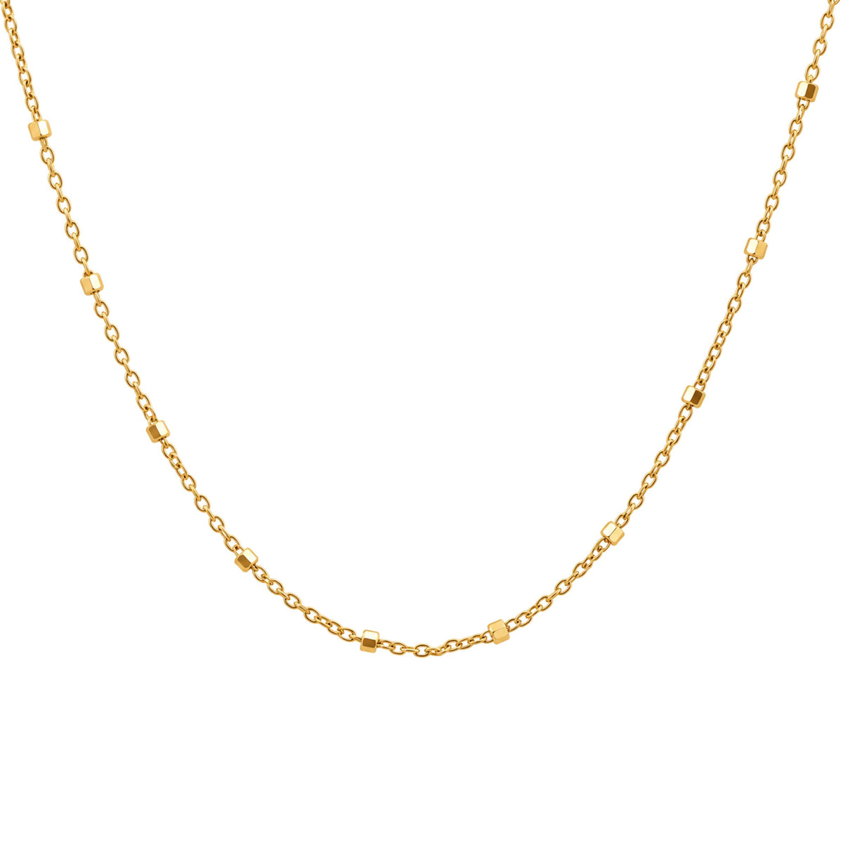 18 inch 14kt gold Twinkle Ball Chain #Chain_Add 18" Twinkle Ball Chain