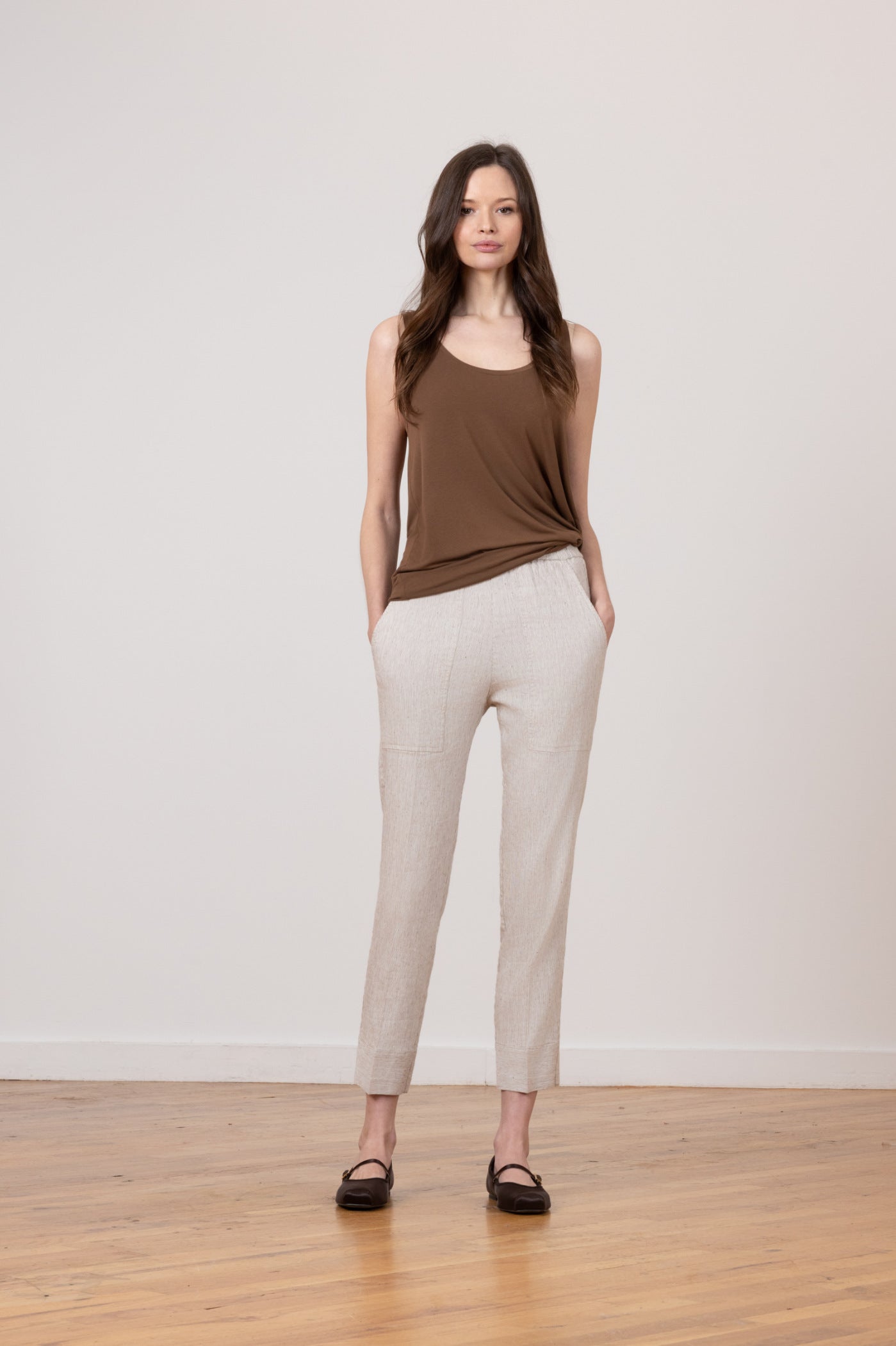 F1624m Avenue Montaigne The Hairline Stripe pant