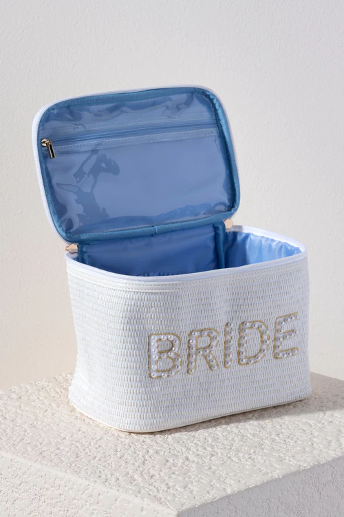 02-62-040w Shiraleah "Bride" Cosmetic Case