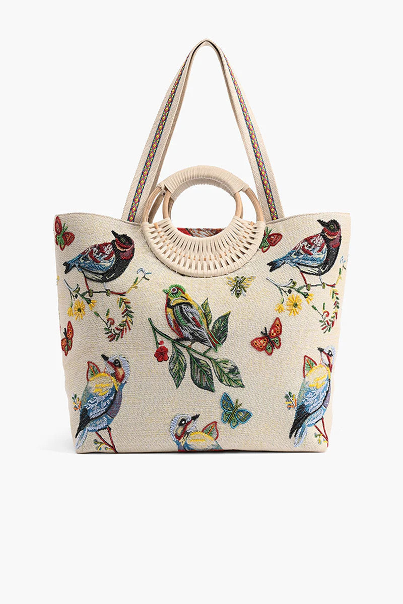 America & Beyond Birds in Paradise Tote
