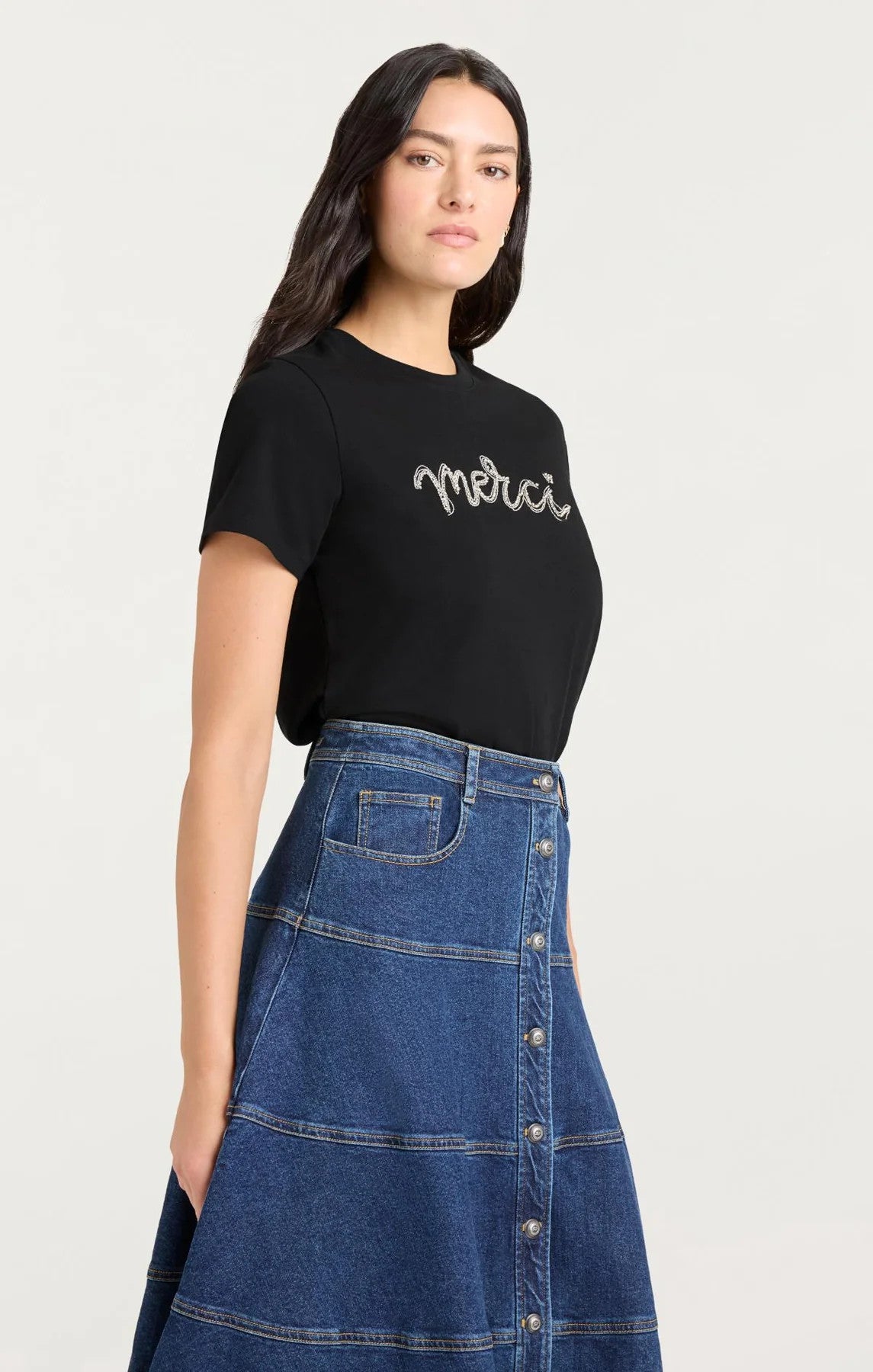 ZT111398918Zbsv Cinq a Sept Merci Chain Tee