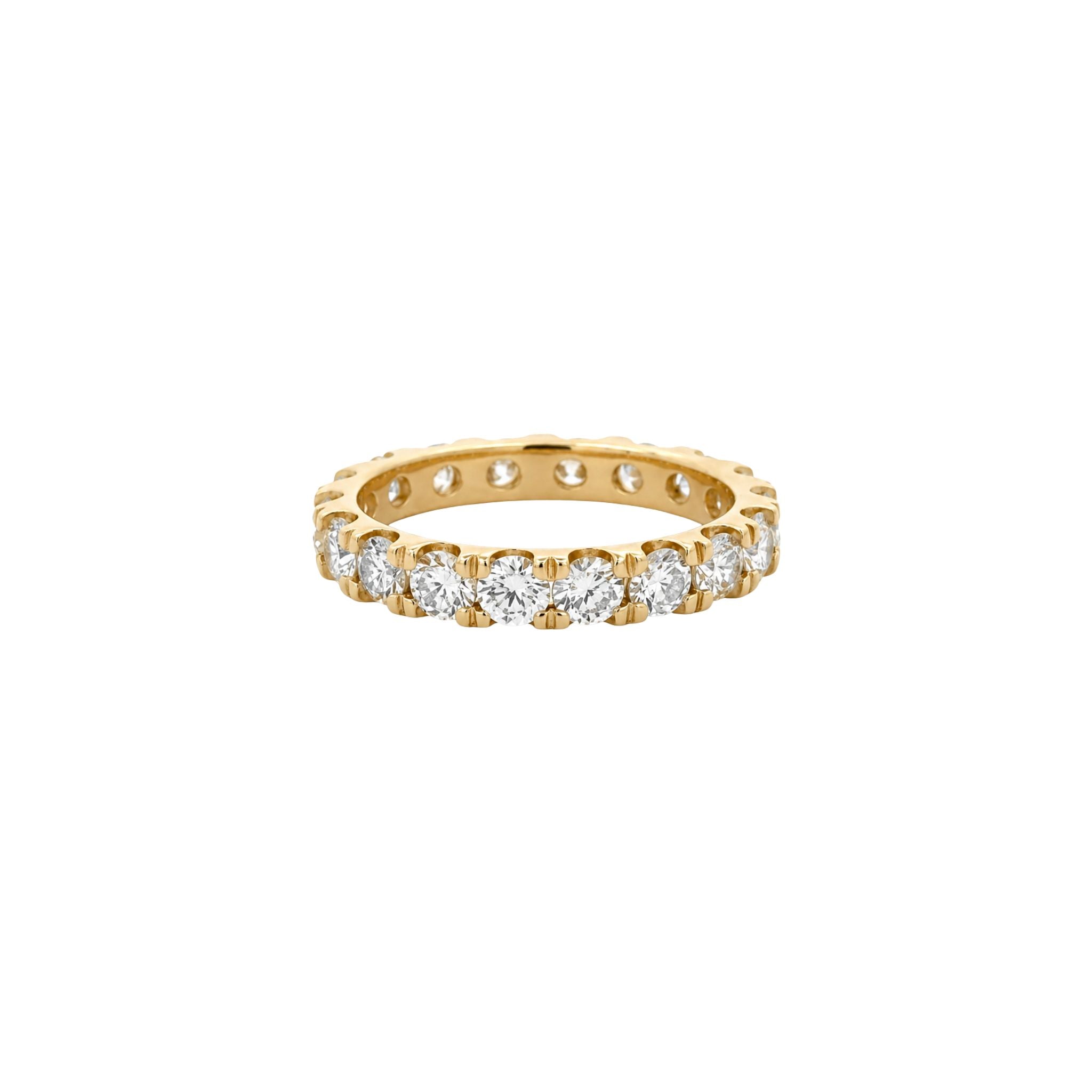 14K Gold Diamond Eternity Band (2.7 CT)